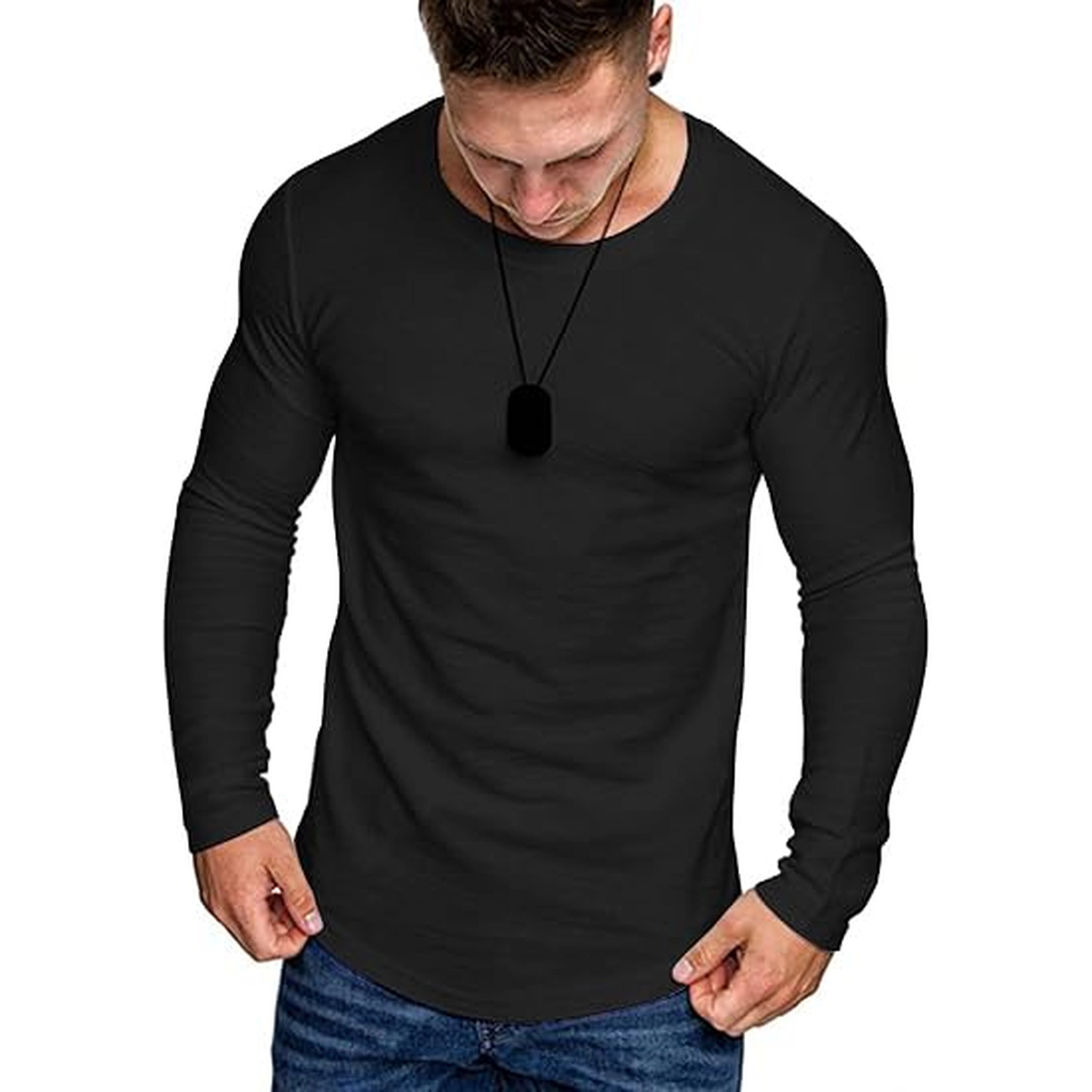 COOFANDY Men's Slim Fit Long Sleeve Crew Neck T-Shirt
