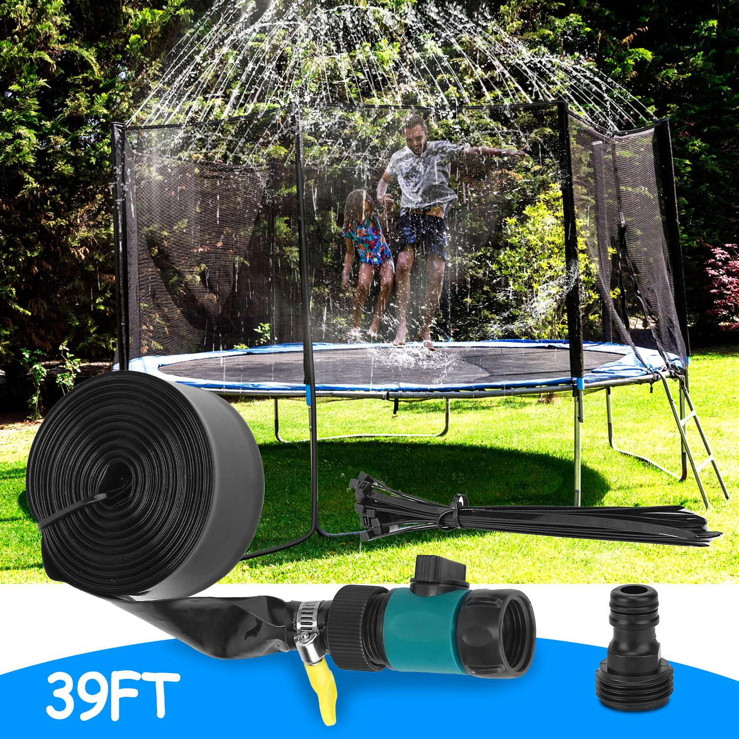 GBruno 39ft Trampoline Sprinkler For Kids
