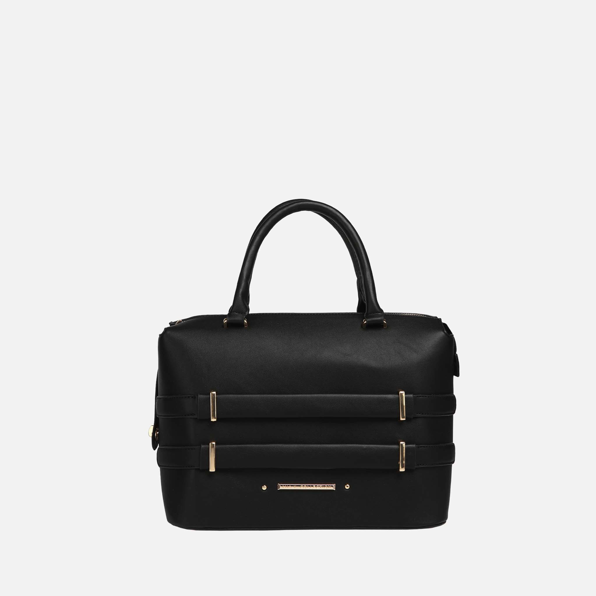 Mia K Collection Leila Tote Bag Women’s Vegan Leather Satchel
