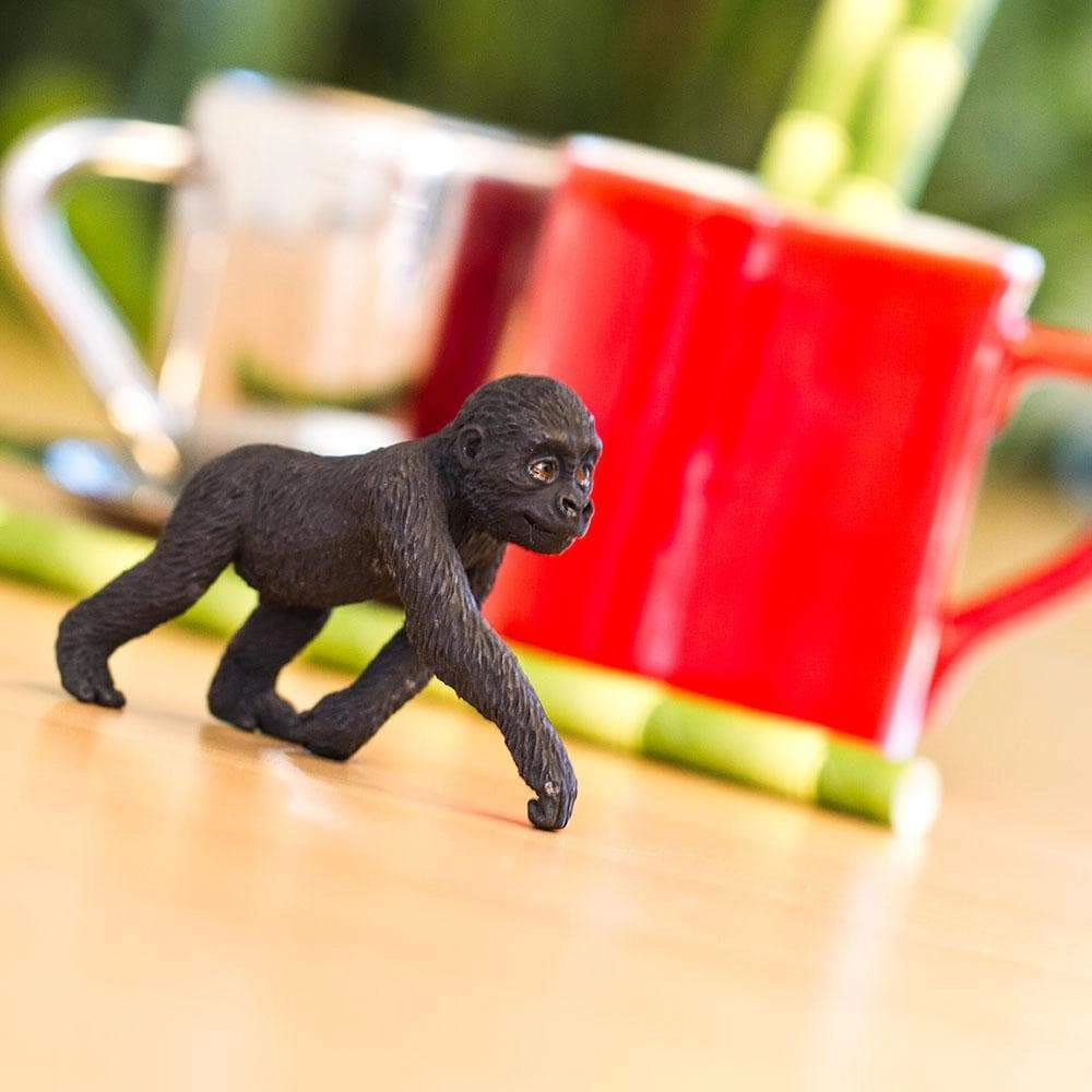 Safari Ltd. - Lowland Baby Gorilla Kids Toy Figure