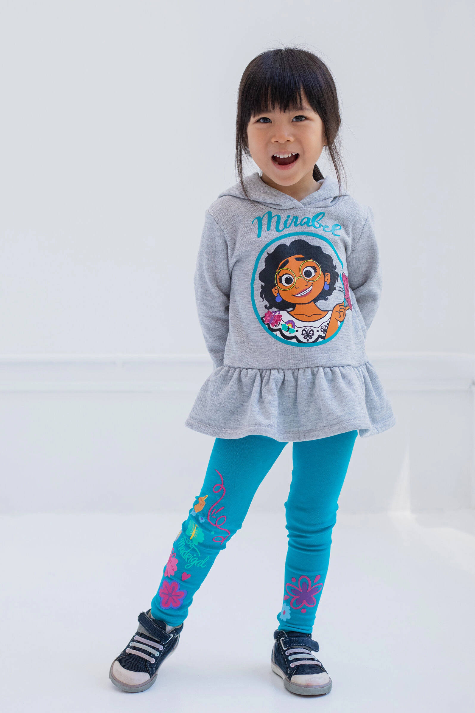 Disney Encanto Mirabel Girls' 2-Piece Fleece Hoodie and Leggings Set