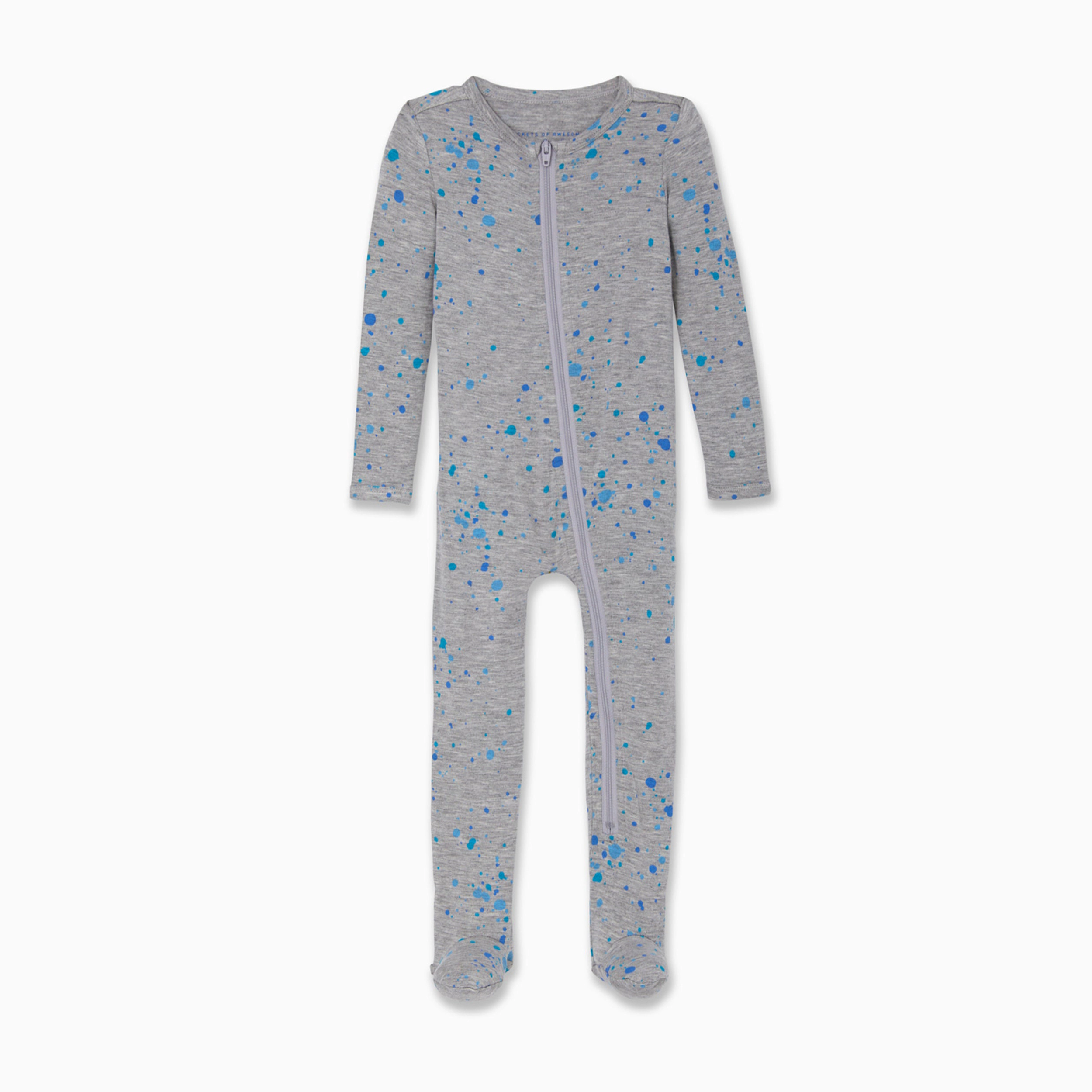 Rockets of Awesome Splatter Footie For Baby Boy