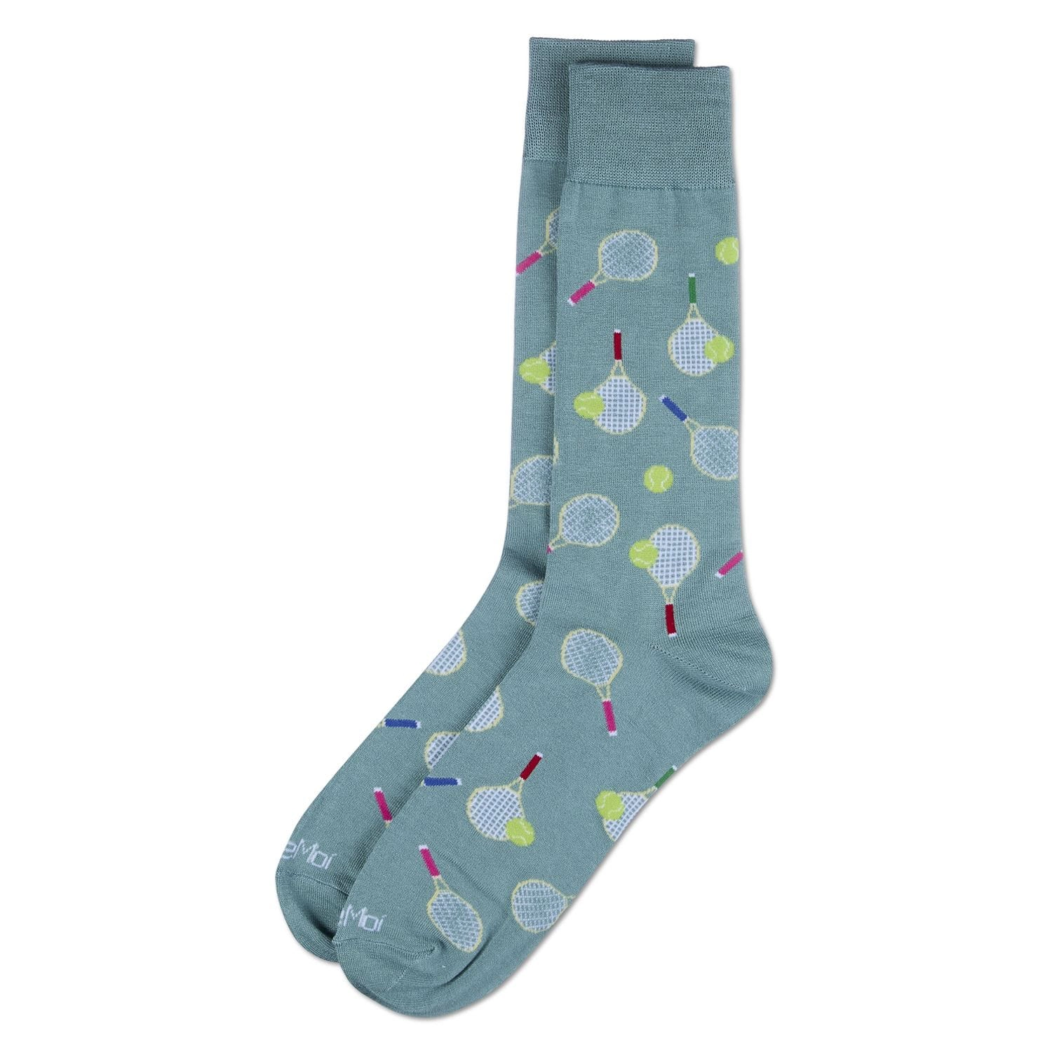 MeMoi Men's Tennis Rayon From Bamboo Crew Socks