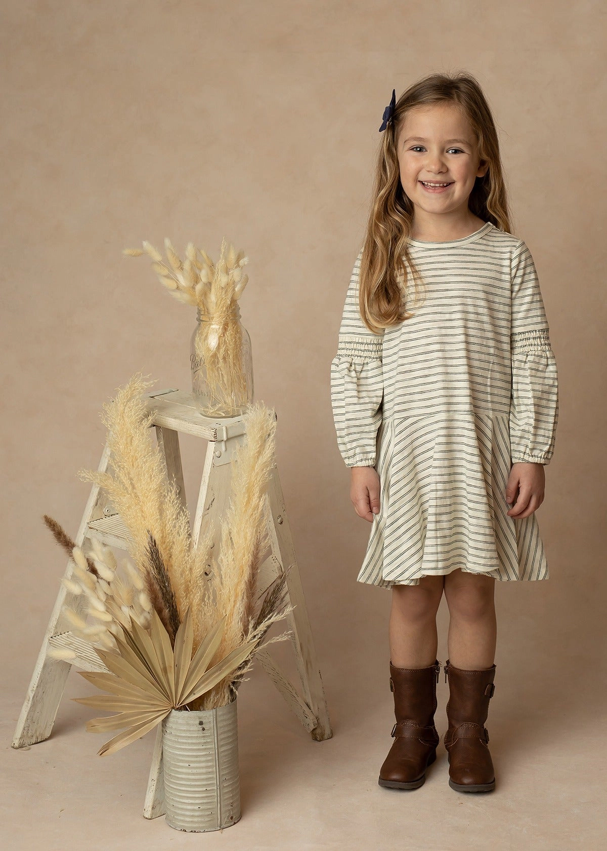 Mabel and Honey Love Earth Stripe Knit Dress