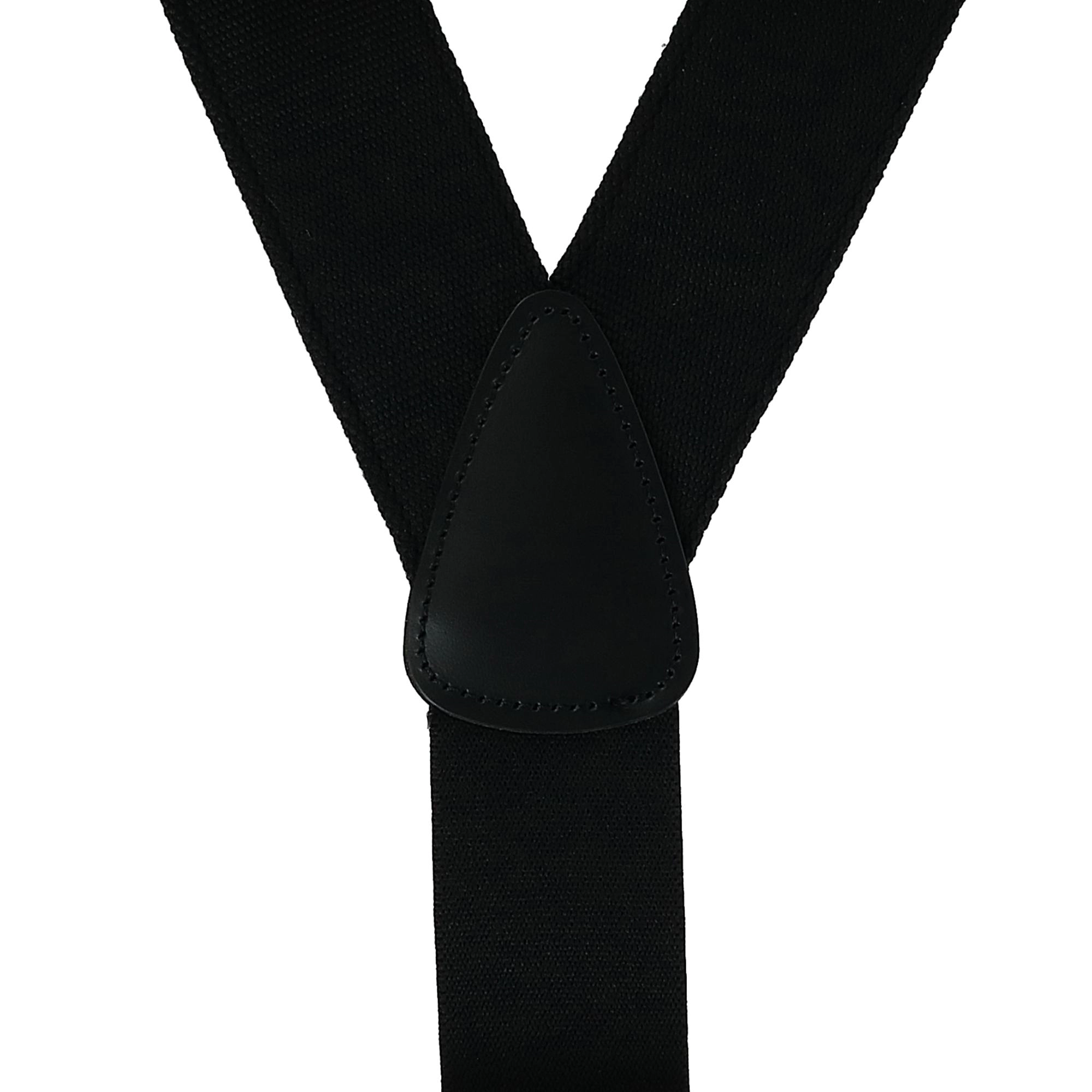 CTM Men's Canvas Button-End Old West Suspenders (Tall Available)