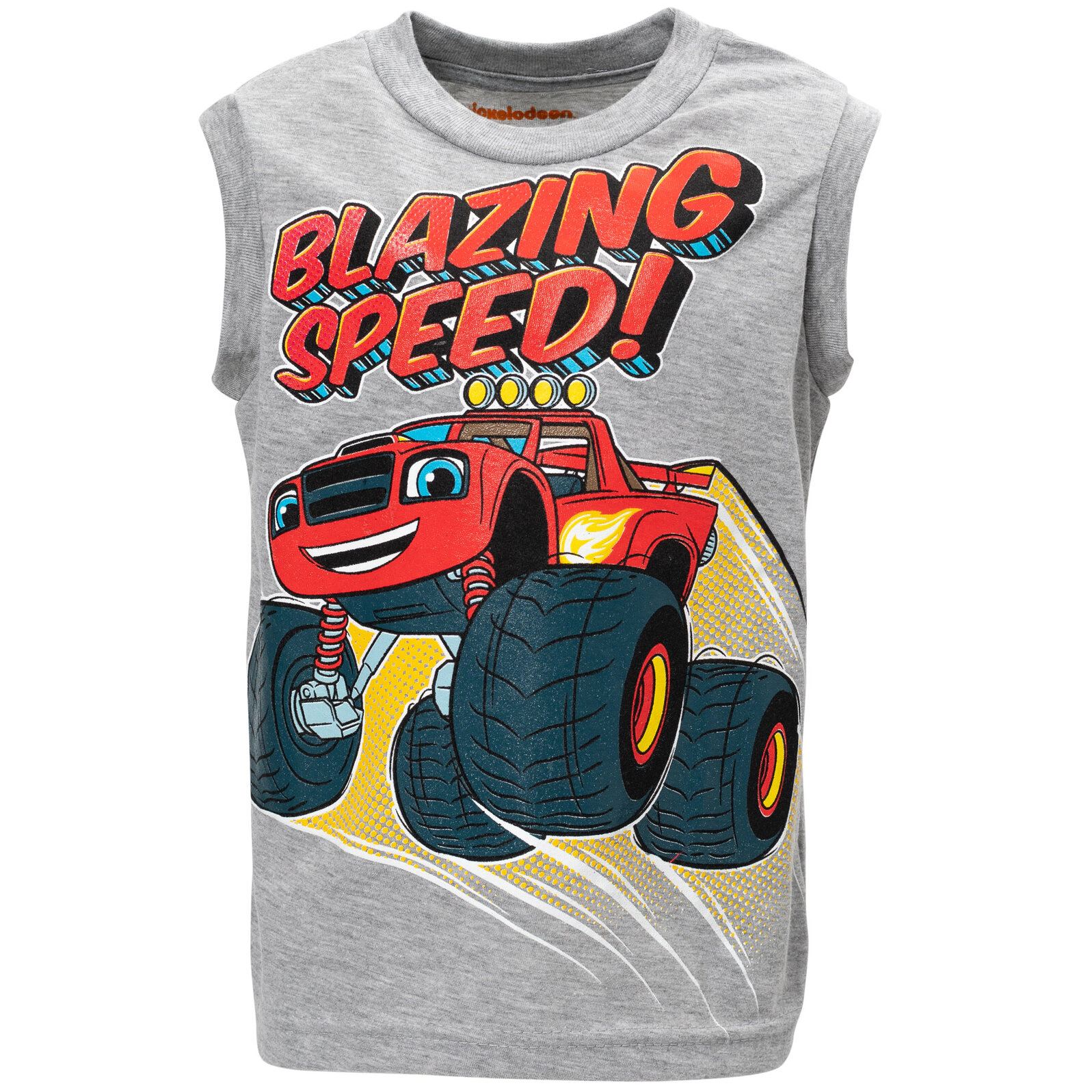 Blaze and the Monster Machines Boys' Racing T-Shirt Tank Top Shorts Set
