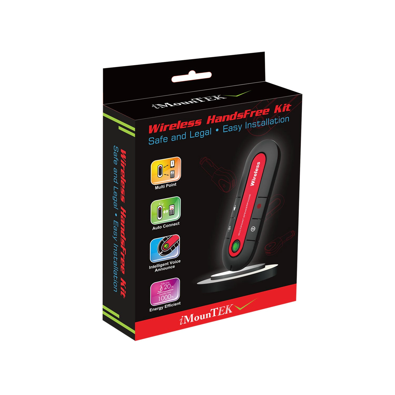 GBruno Wireless Hands-Free Car Speaker Kit