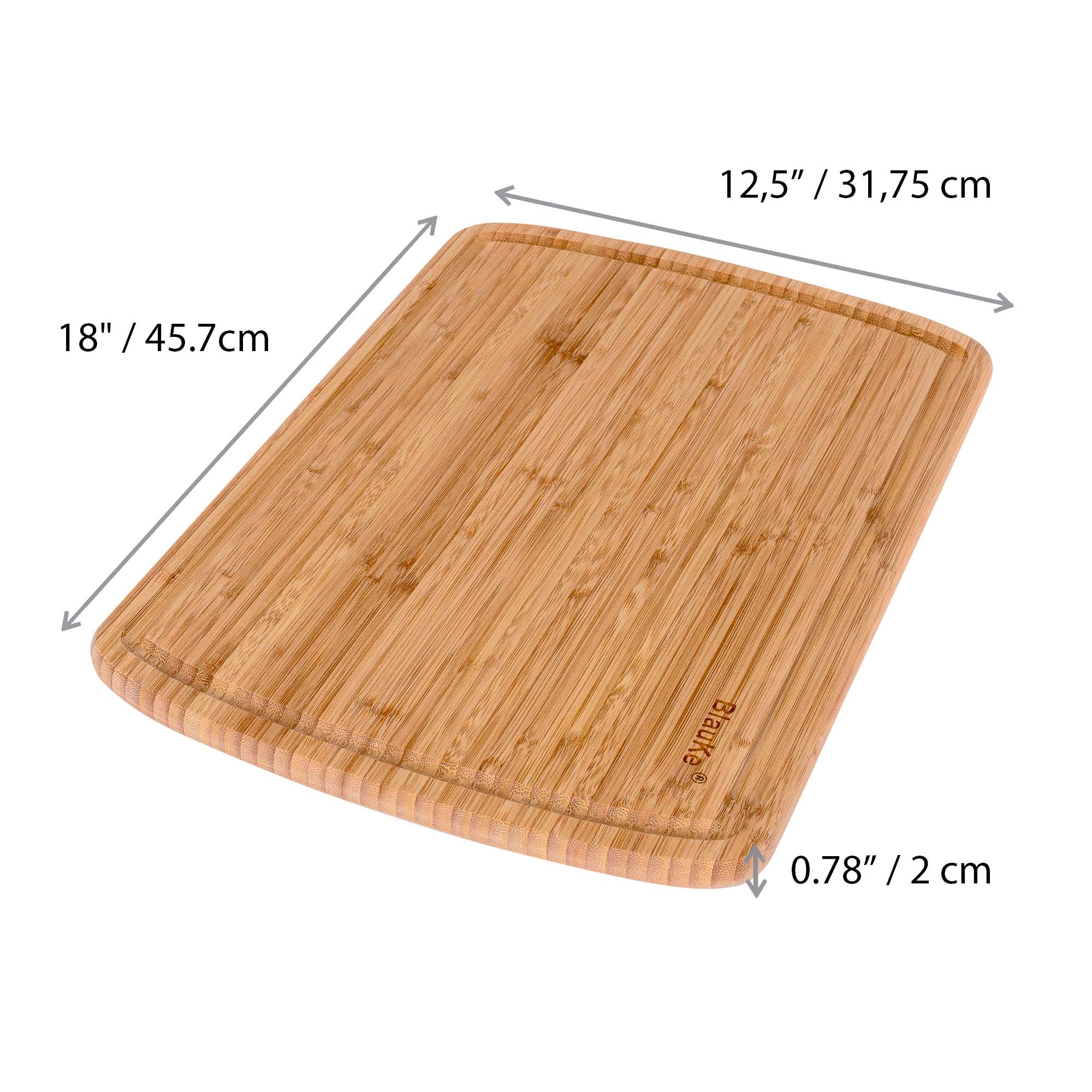 Extra Large Wood Cutting Board - Butcher Block with Juice Groove, Serving Tray - Wooden Chopping Board for Kitchen