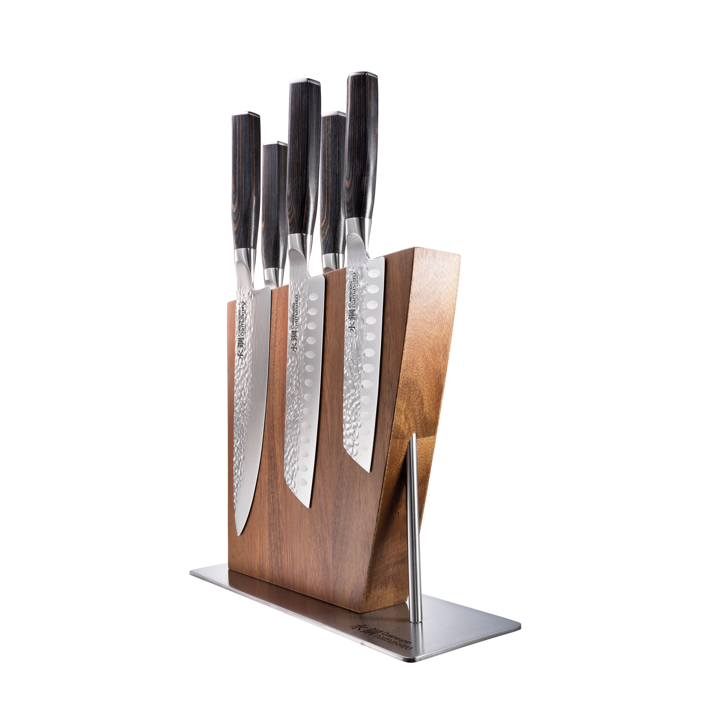 Cuisine::pro® Damashiro EMPEROR® 6-Piece Nanashi Knife Block