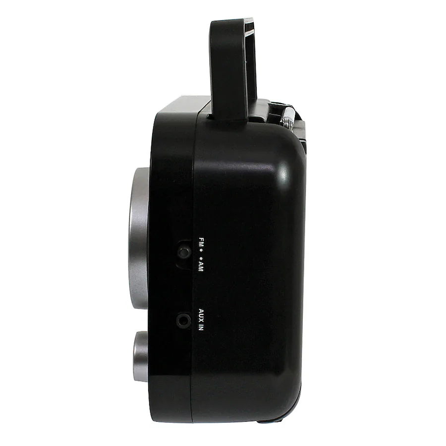 Jensen Portable AM/FM Radio with Aux Input MR-550-BK