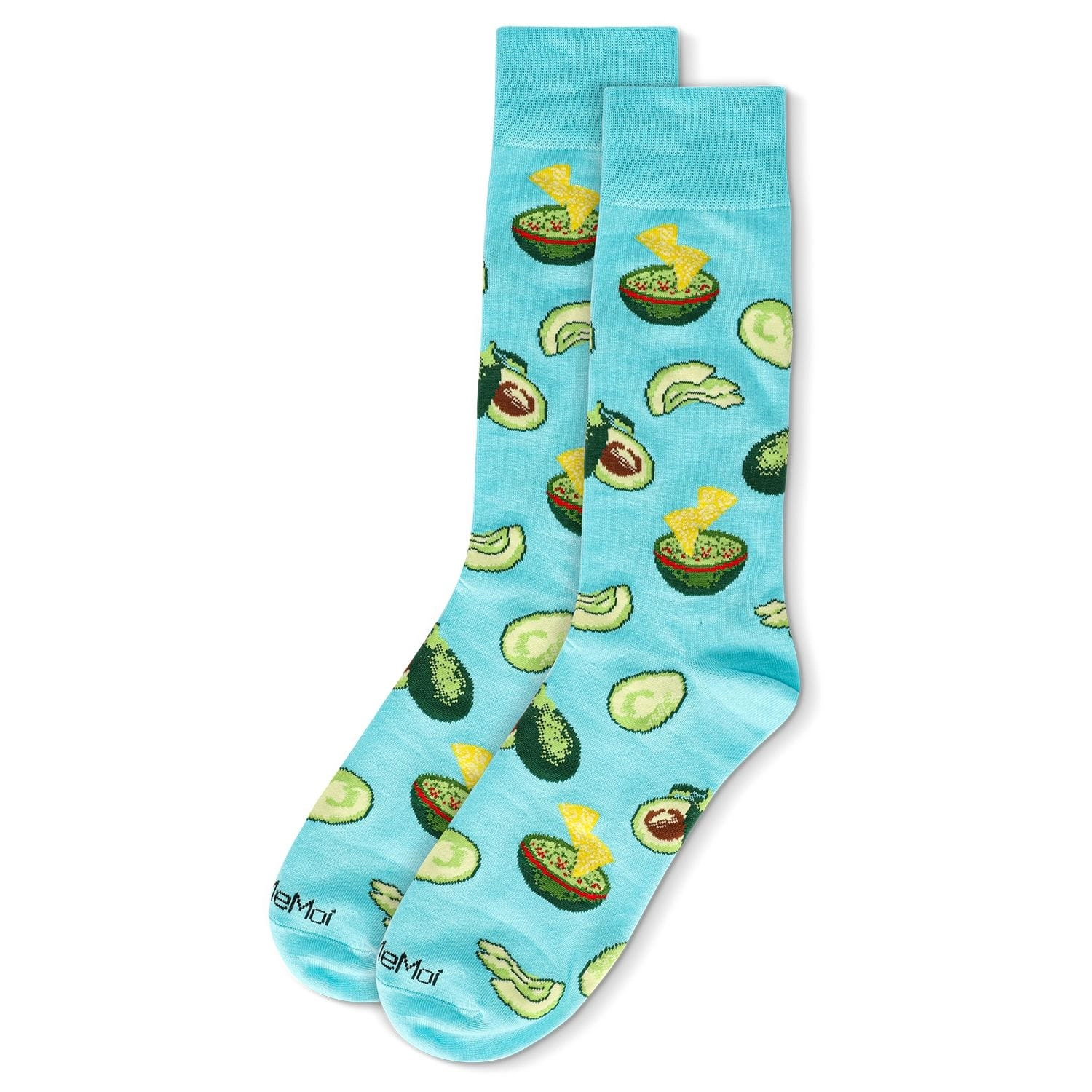 Memoi Men's Avocado Bamboo Crew Socks