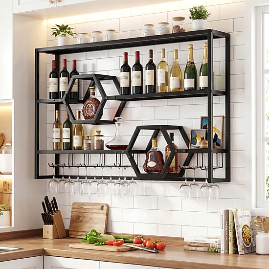 LJG Wall Mounted Wine Rack 47