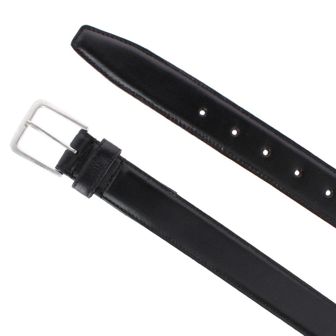 Bill Blass Men's Big & Tall 35mm Leather Profile Belt