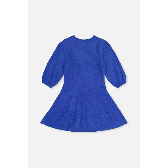 Deux par Deux Girls Hairy Knitted Dress