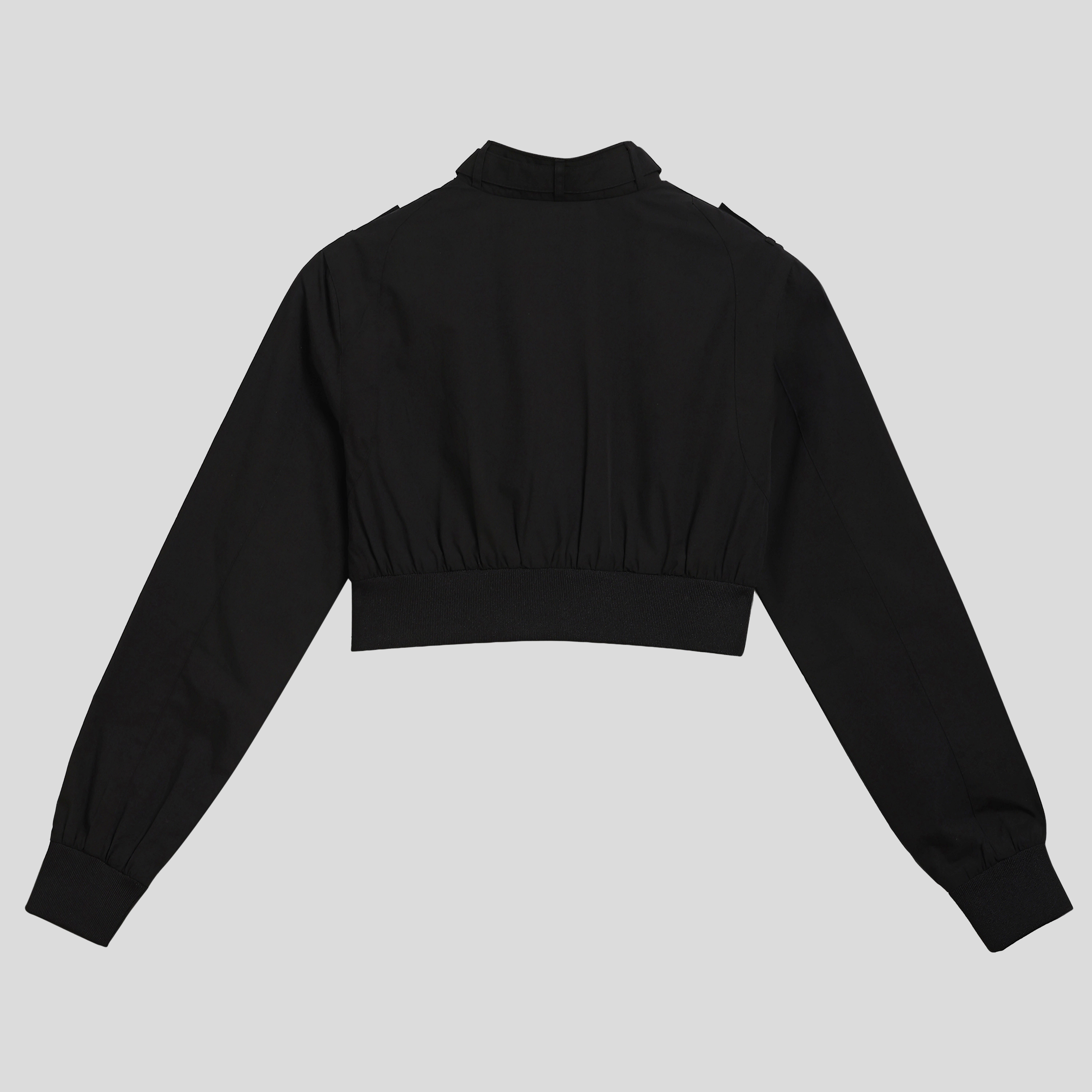 Members Only Women's Mini Cropped Racer Jacket