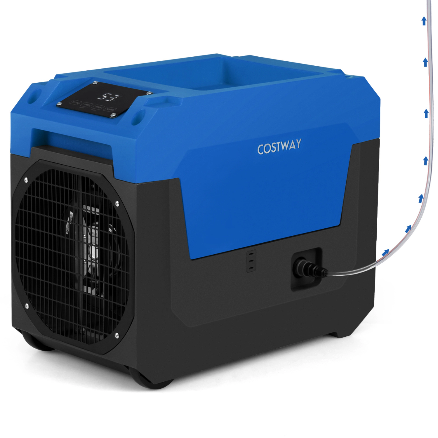 LJG 140 Pints Commercial Dehumidifier with Pump and Drain Hose