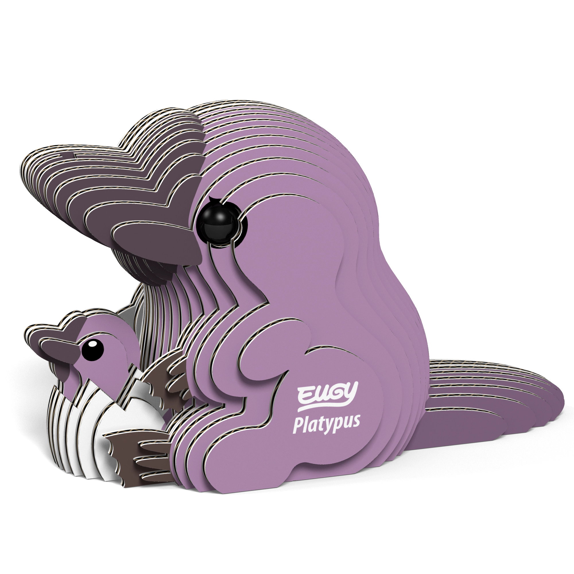 EUGY Platypus 3D Puzzle - contains 21 puzzle pieces