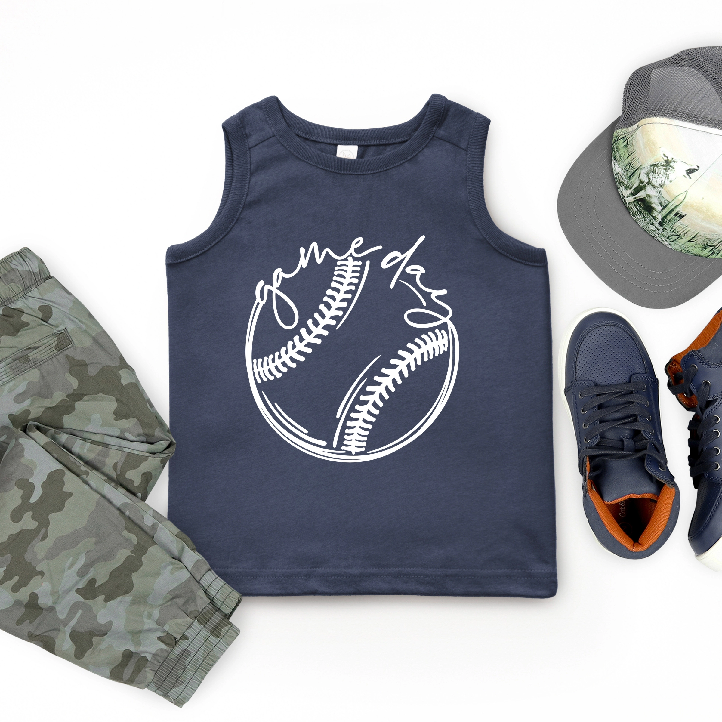 The Juniper Shop - Game Day Baseball Youth Tank Top