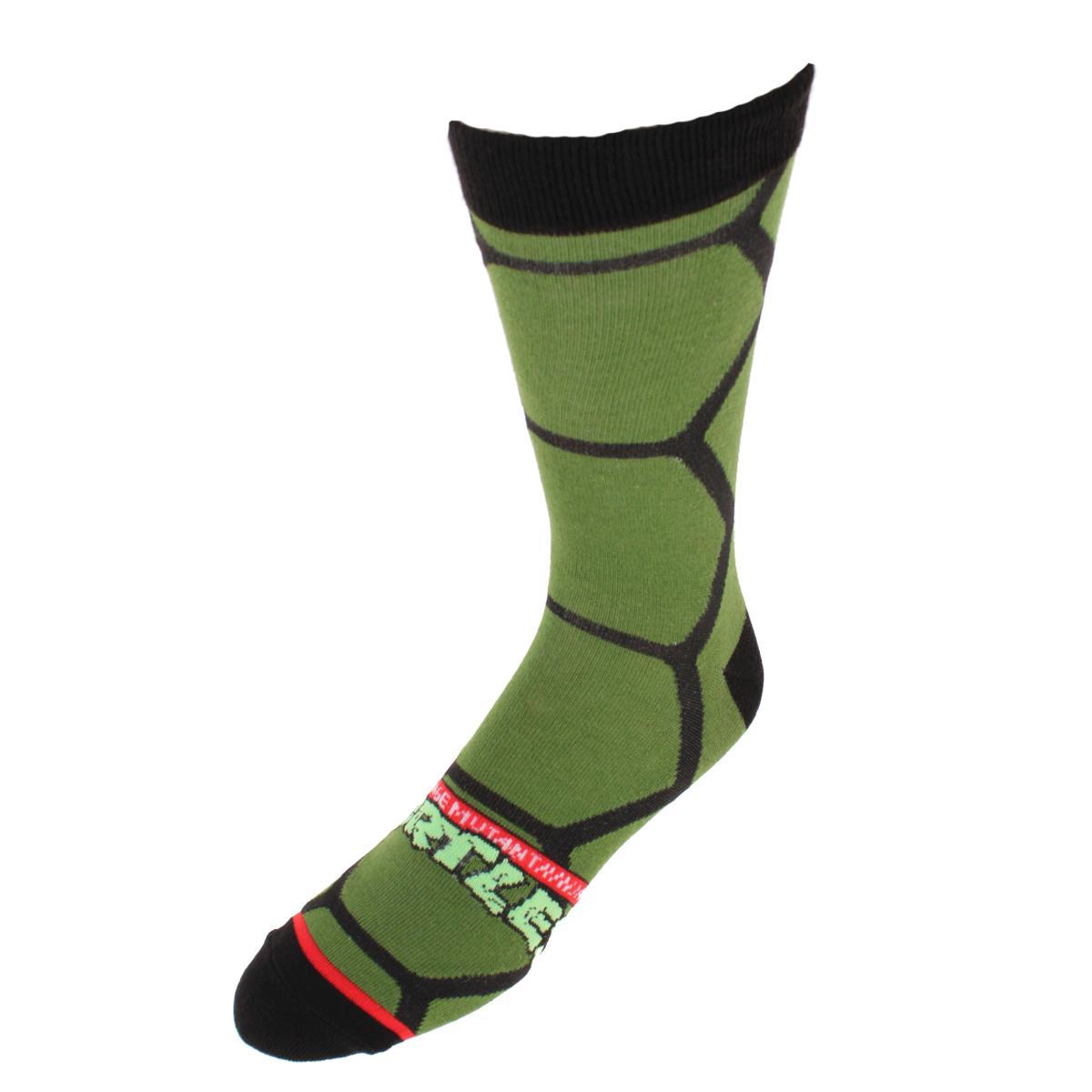 BioWorld Men's Teenage Mutant Ninja Turtles 3 Pack Crew Socks