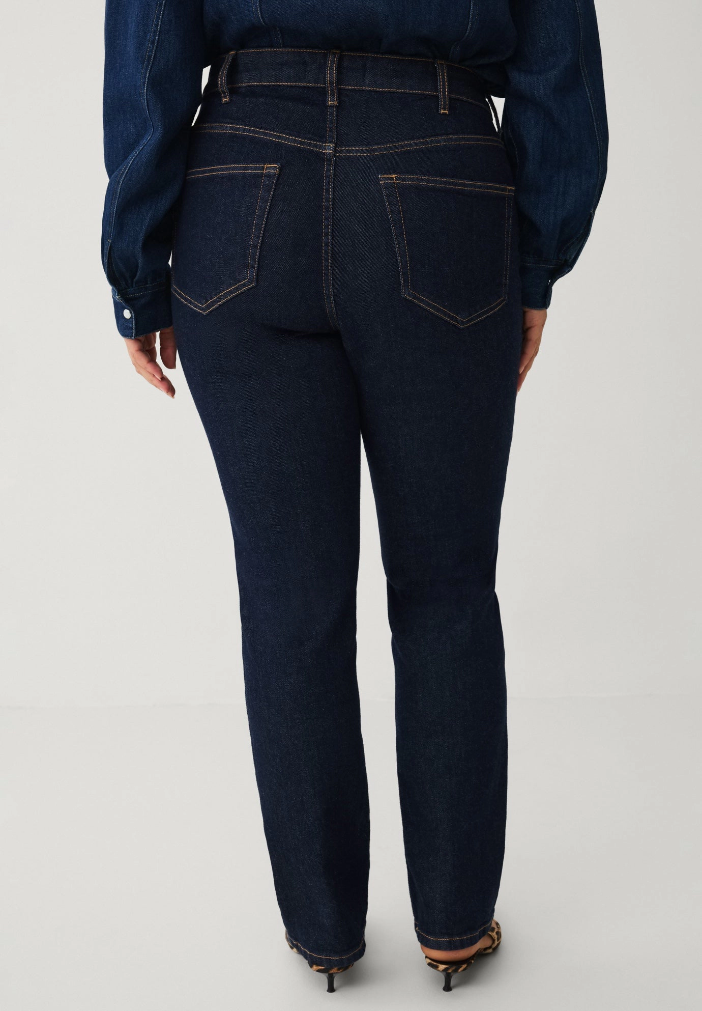 Ellos Plus Straight Leg Stretch Jeans