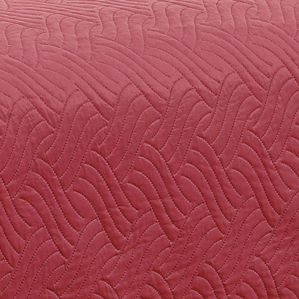 RT Designers Collection Ruby 3pc Pinsonic High Quality All Season Quilt Set for Revitalize Bedroom