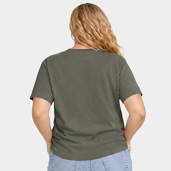 Simply Sage Market - Women's Plus Garment Dyed Tee - Pumpkin Season Varsity Cream