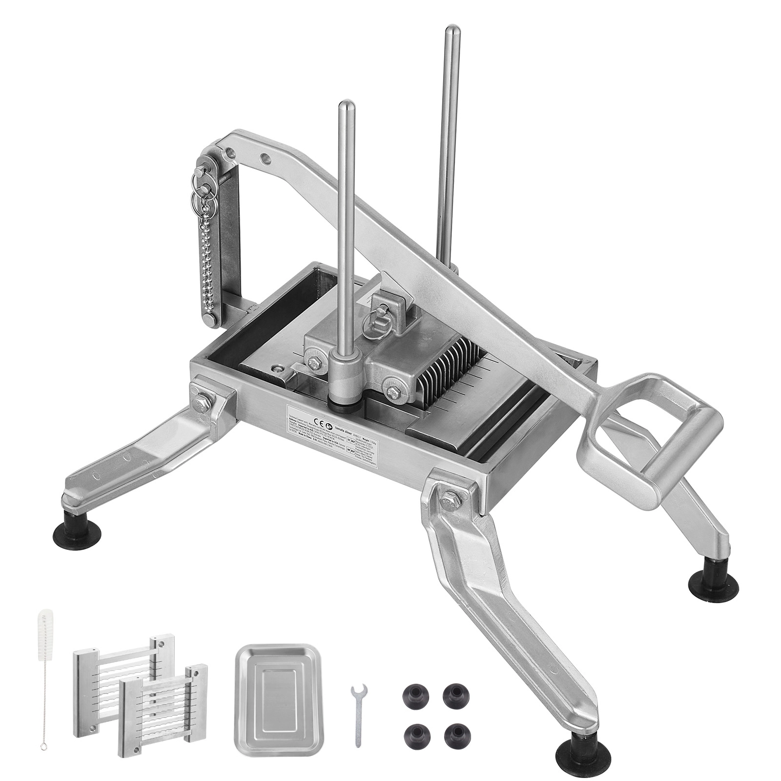 HONGGE Commercial Tomato Slicer Cutter Stainless Steel Heavy Duty Machine Manual
