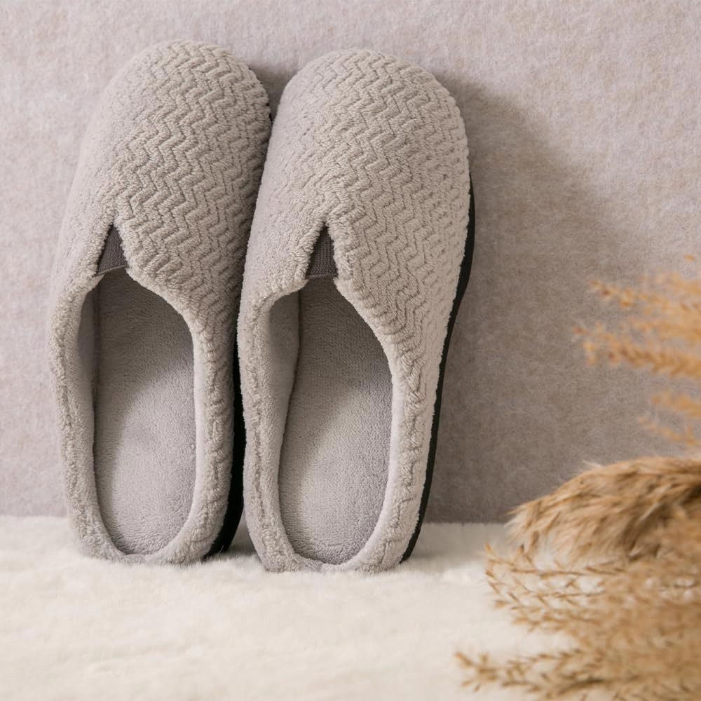Roxoni Women's Winter Memory Foam Clog Slippers – Soft, Cozy, and Comfortable House