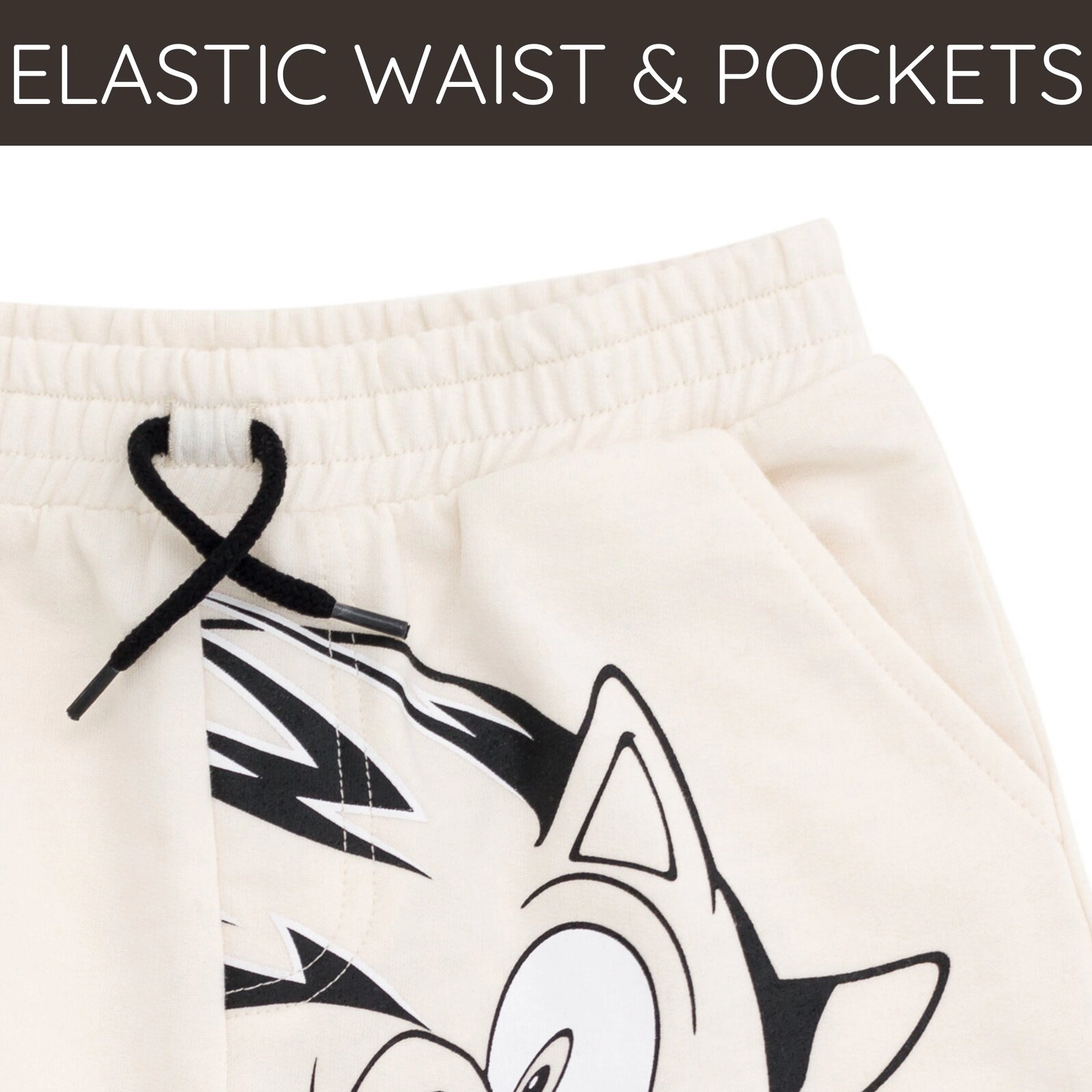 SEGA Sonic the Hedgehog Boys' 2-Piece Hooded T-Shirt and Shorts Set