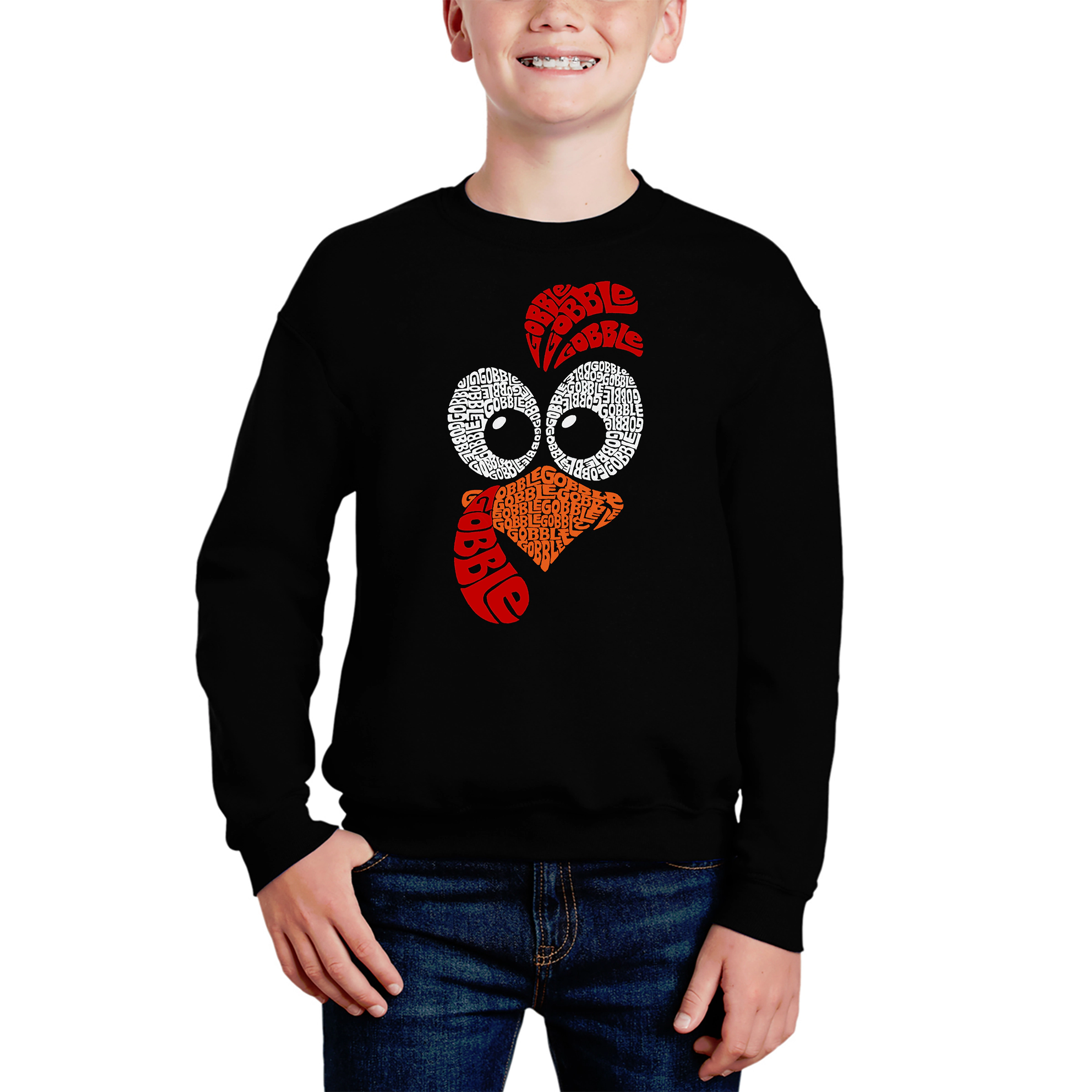 LA Pop Art Boy's Word Sweatshirt