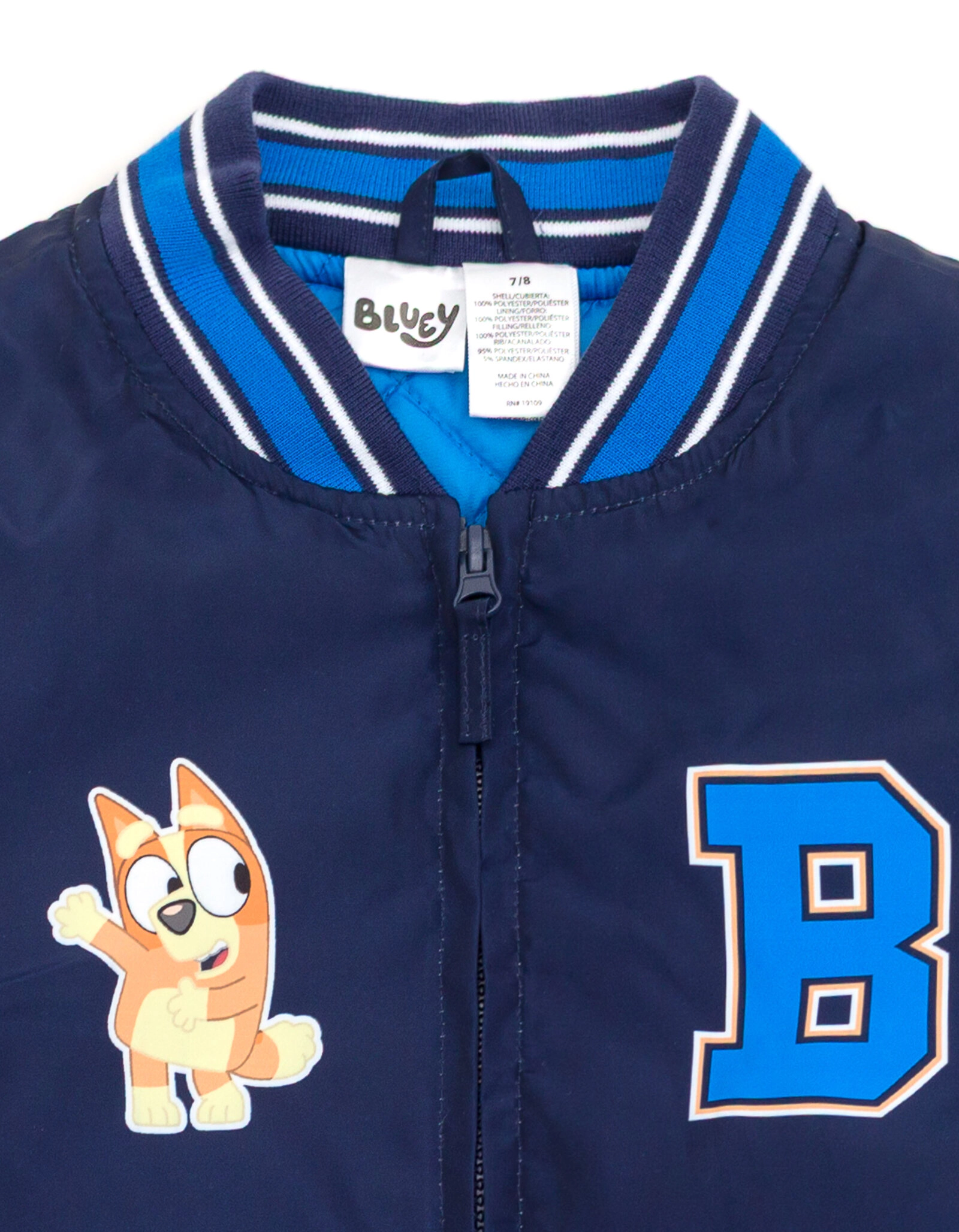 Bluey Boys' Varsity Bomber Jacket