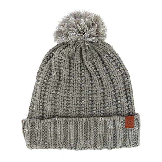 ClimaZer0 Women's Sherpa Lined Knit Winter Beanie Pom Hat