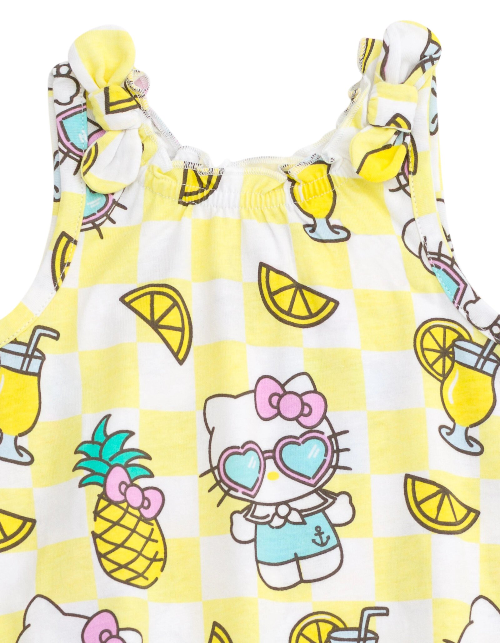 Hello Kitty Baby Girls' Sleeveless One Piece Bubble Romper