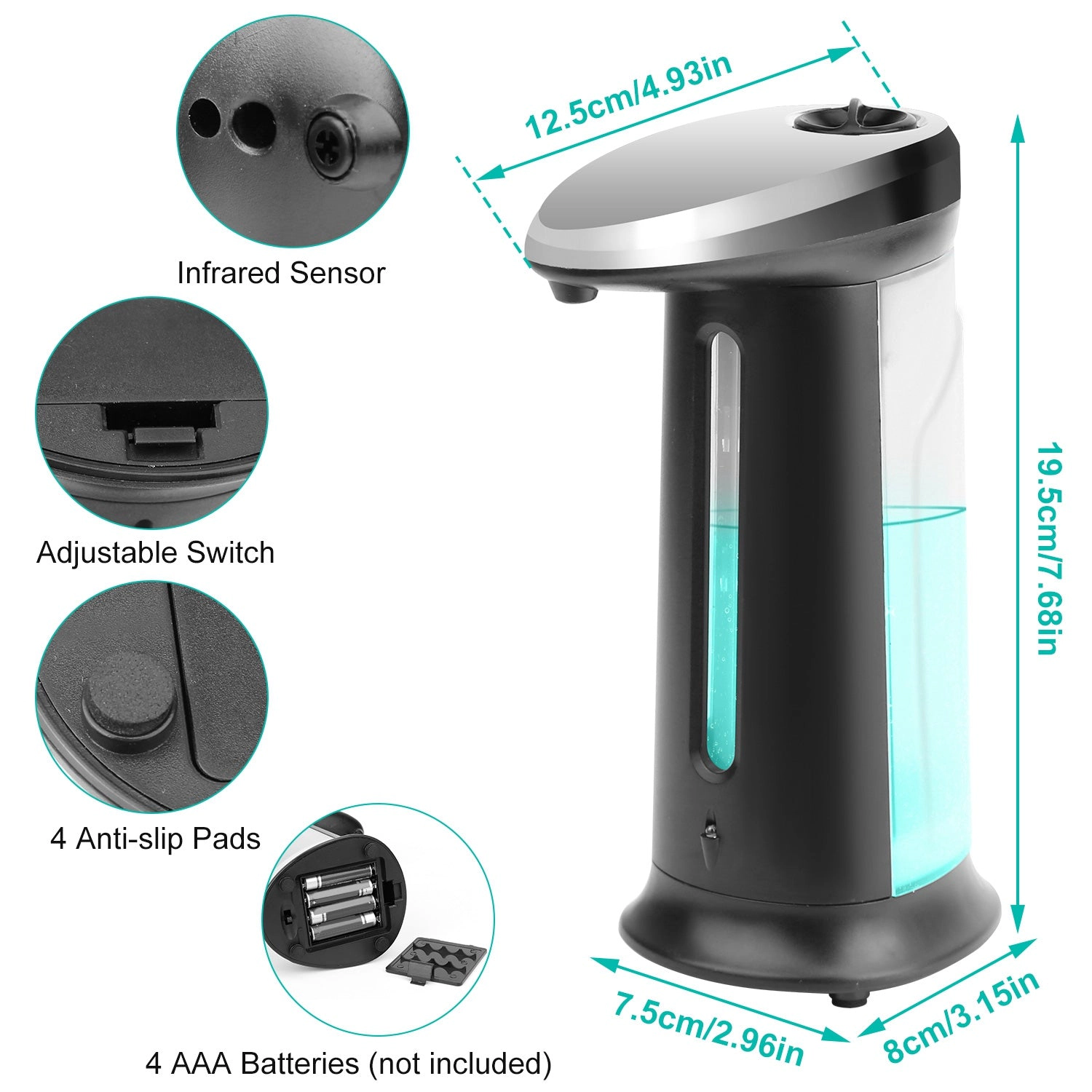 IMounTEK Unisex Automatic Sensor Soap Dispenser