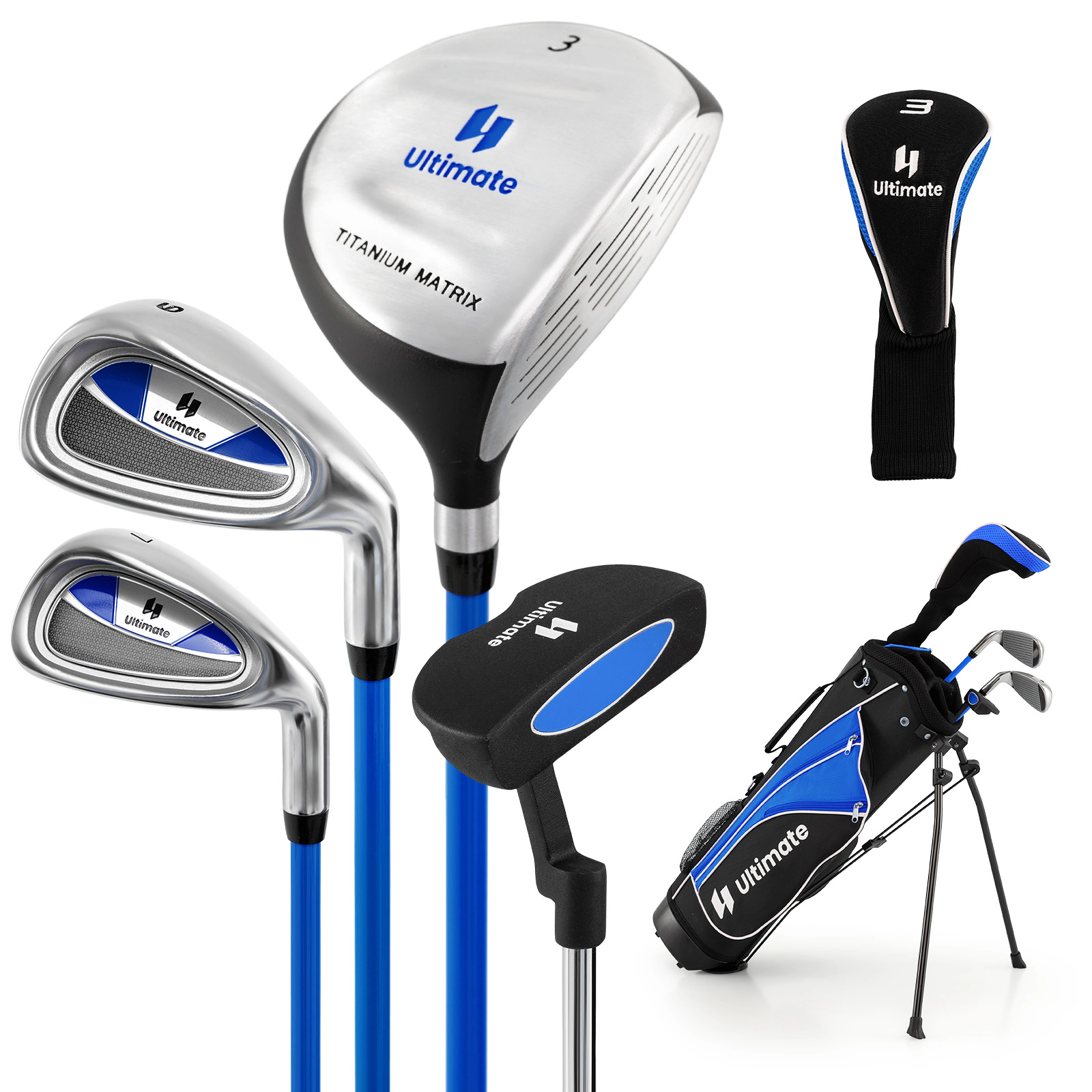 LJG Complete Golf Club Set for Children Age 11-13