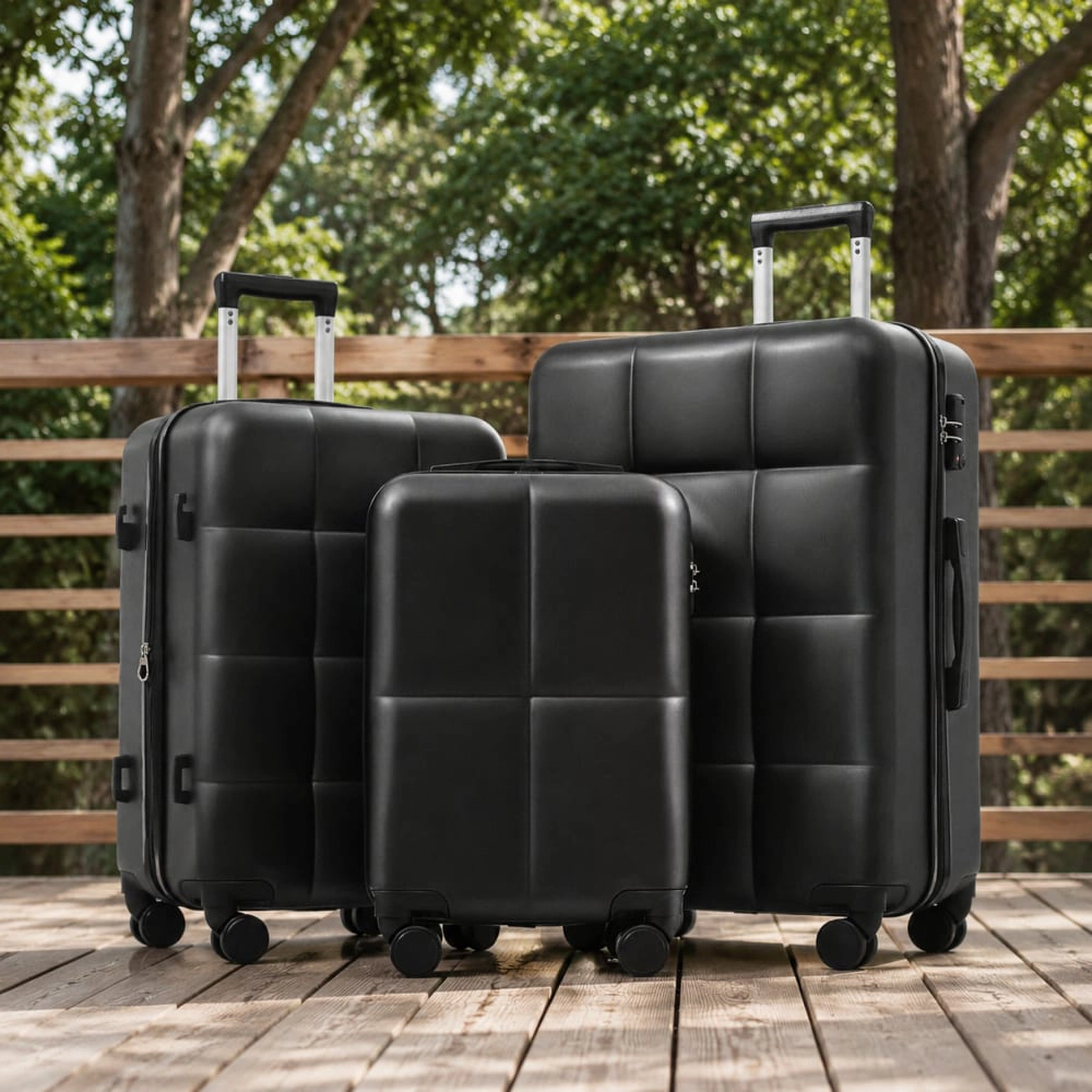 WOW PIONEER Lightweight Hard Case Checked Luggage