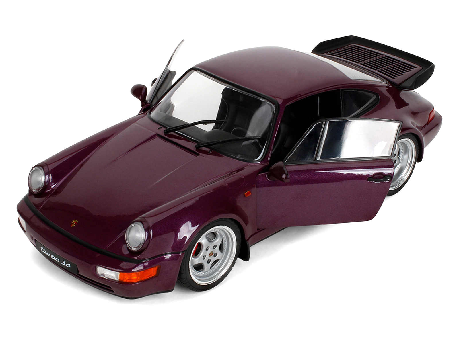 Jada Porsche 911 3.6 Turbo Purple Metallic "Pink Slips" Series 1/18 Diecast Model Car by Jada