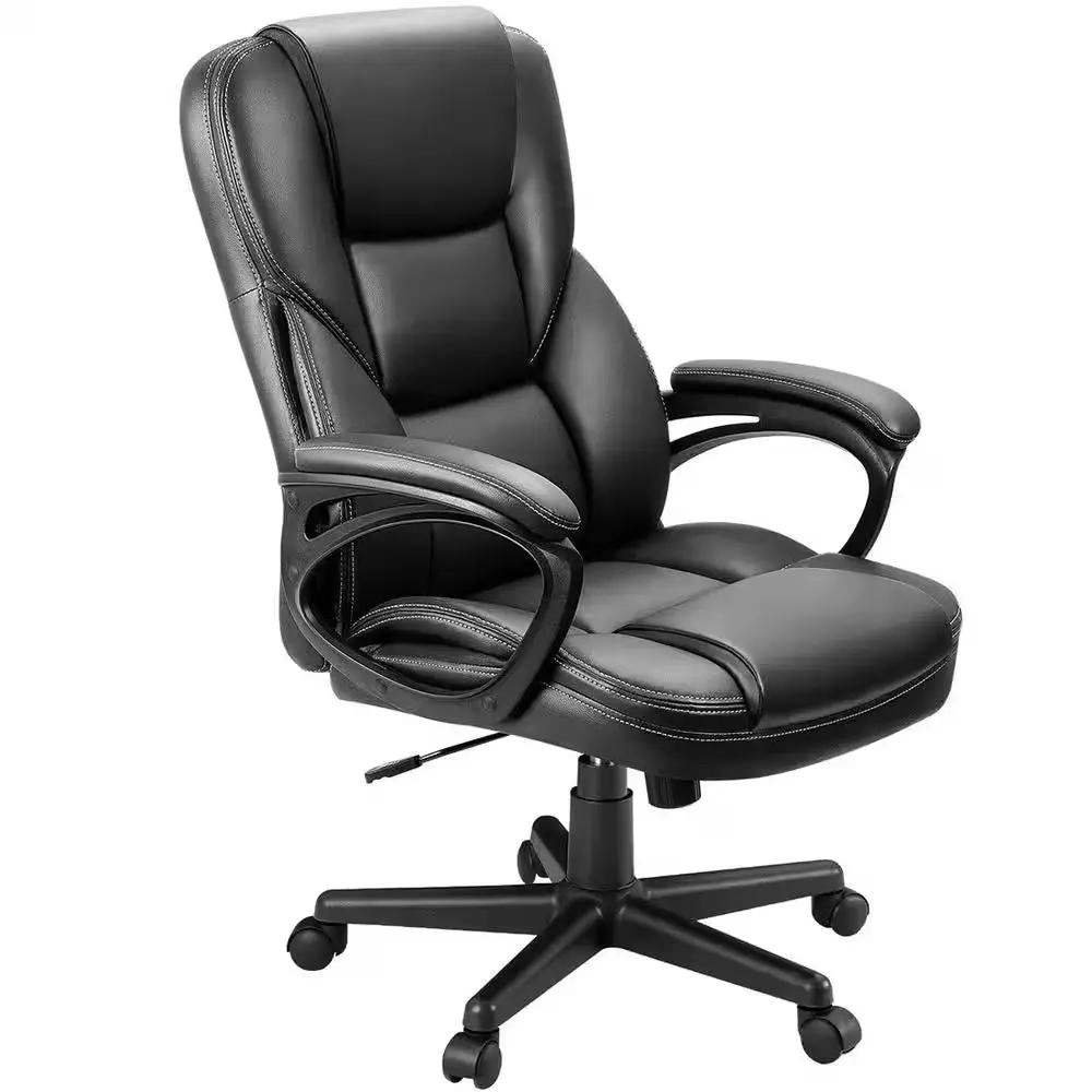 Platinum-Level Office Chairs Big And Tall Ergonomically Designed Leather Executive Chair With Swivel