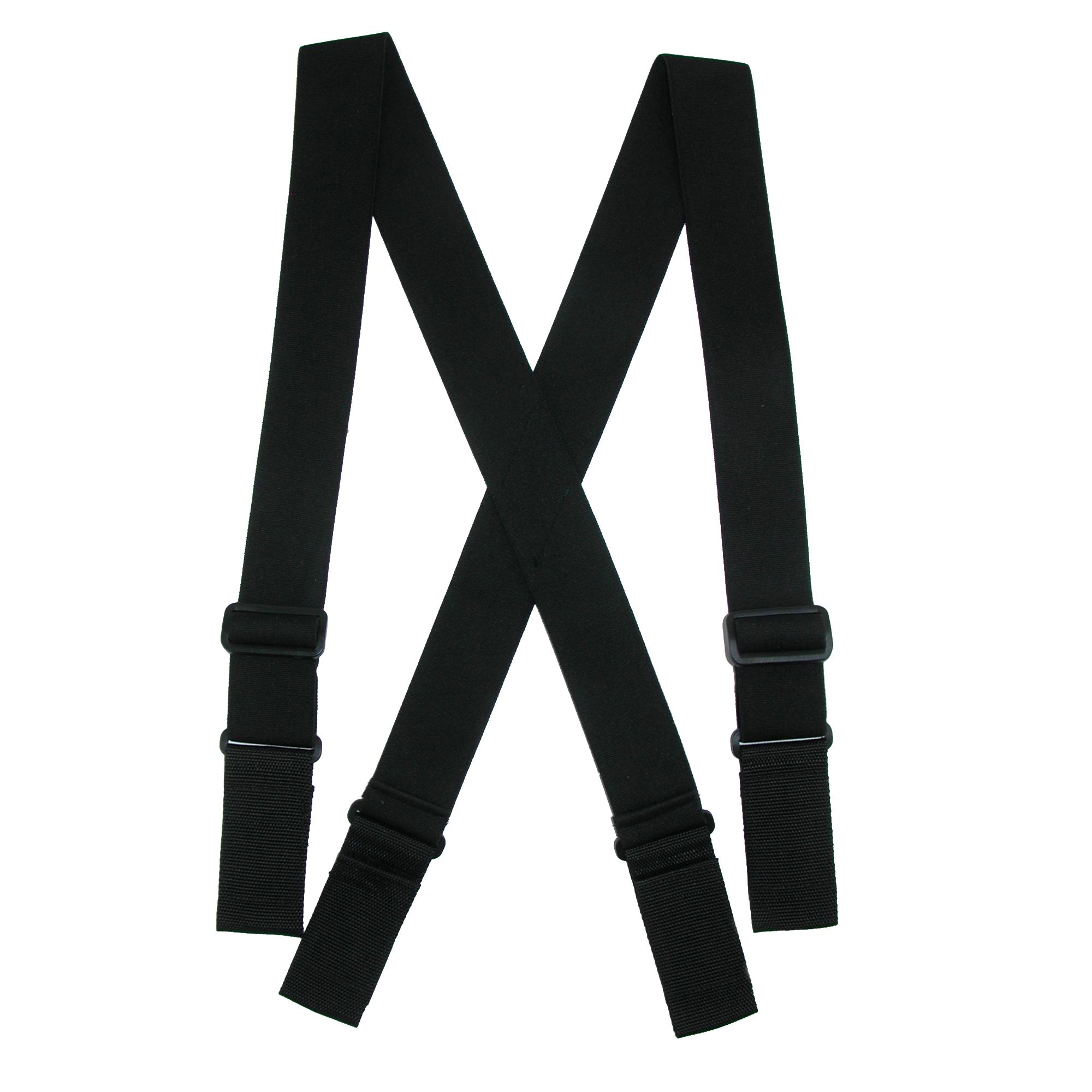 CTM Men's Heavy Duty Ergonomic Support Suspenders with Hook & Loop End