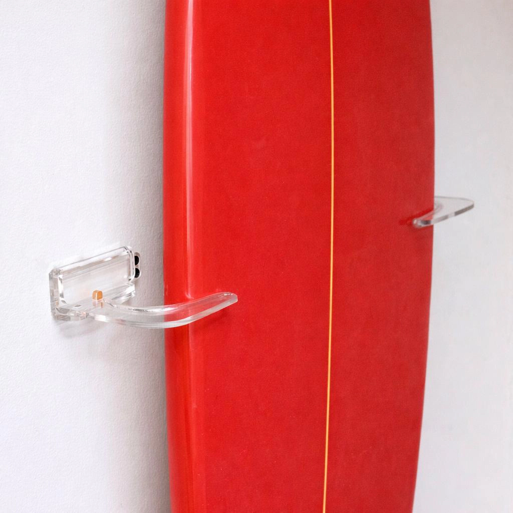 StoreYour Maui Surfboard Display, Vertical Clear Rack, Holds 50 lbs