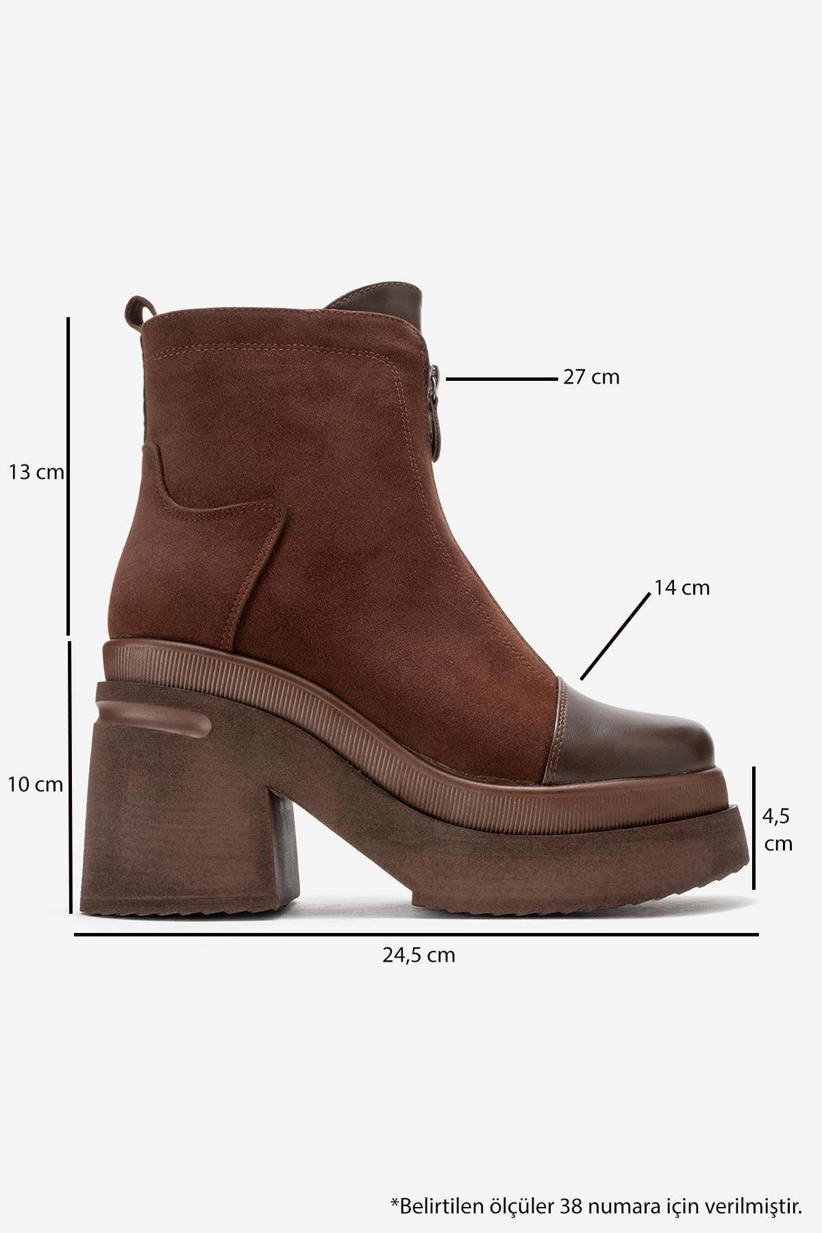 Prologue Shoes Womens Ardenne Platform Zip Boot