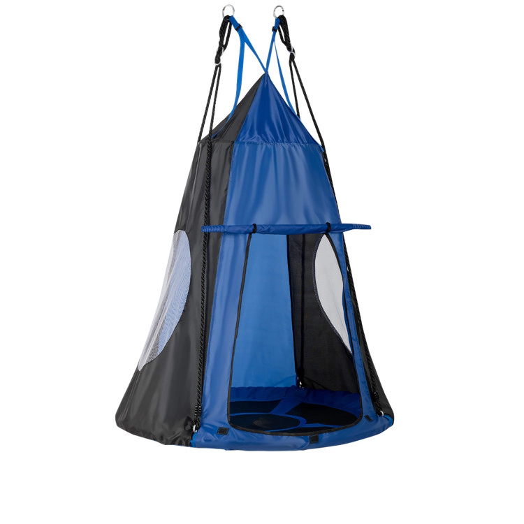 Hivvago 2-In-1 40 Inch Kids Hanging Chair Detachable Swing Tent