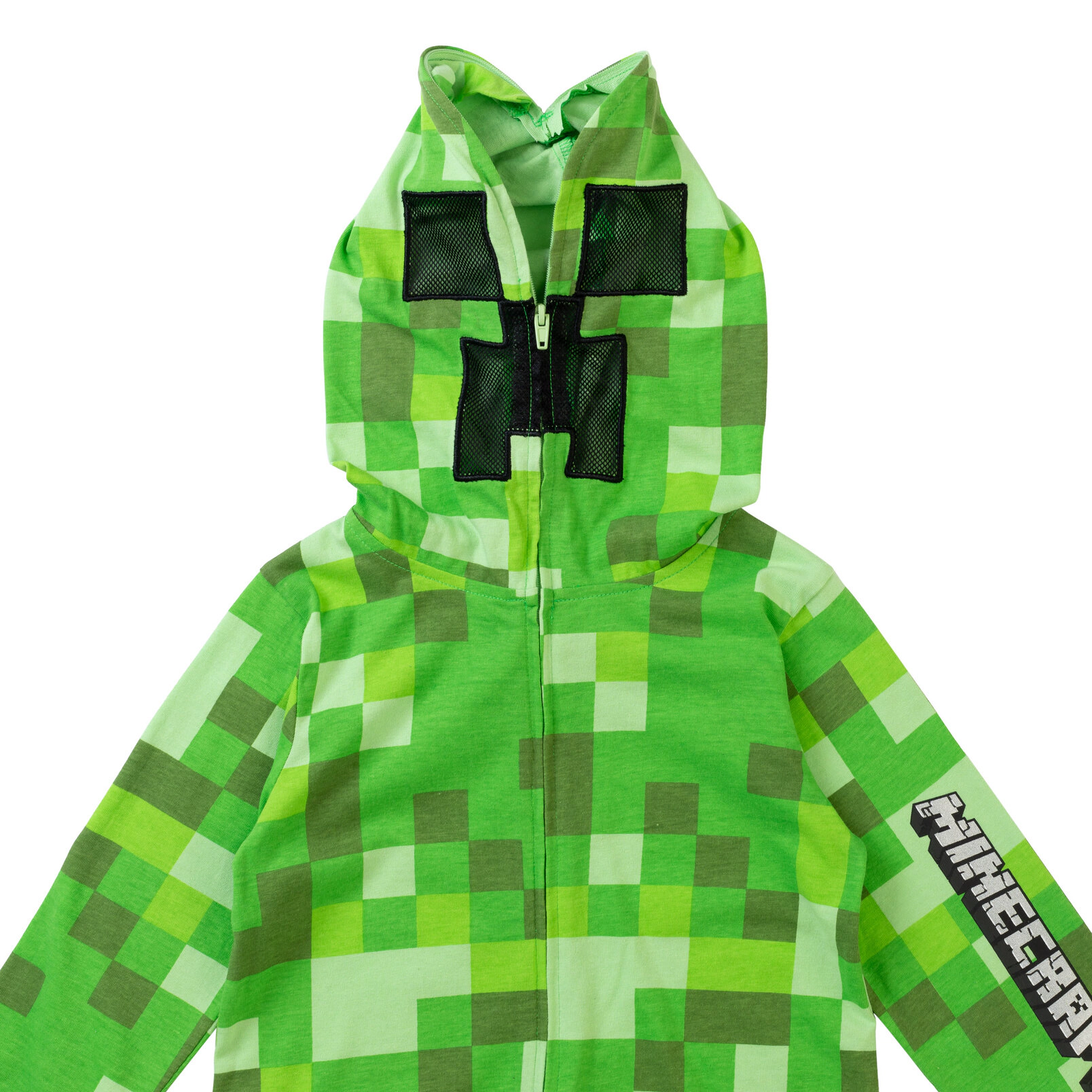 Minecraft Creeper Cosplay Hooded One Piece