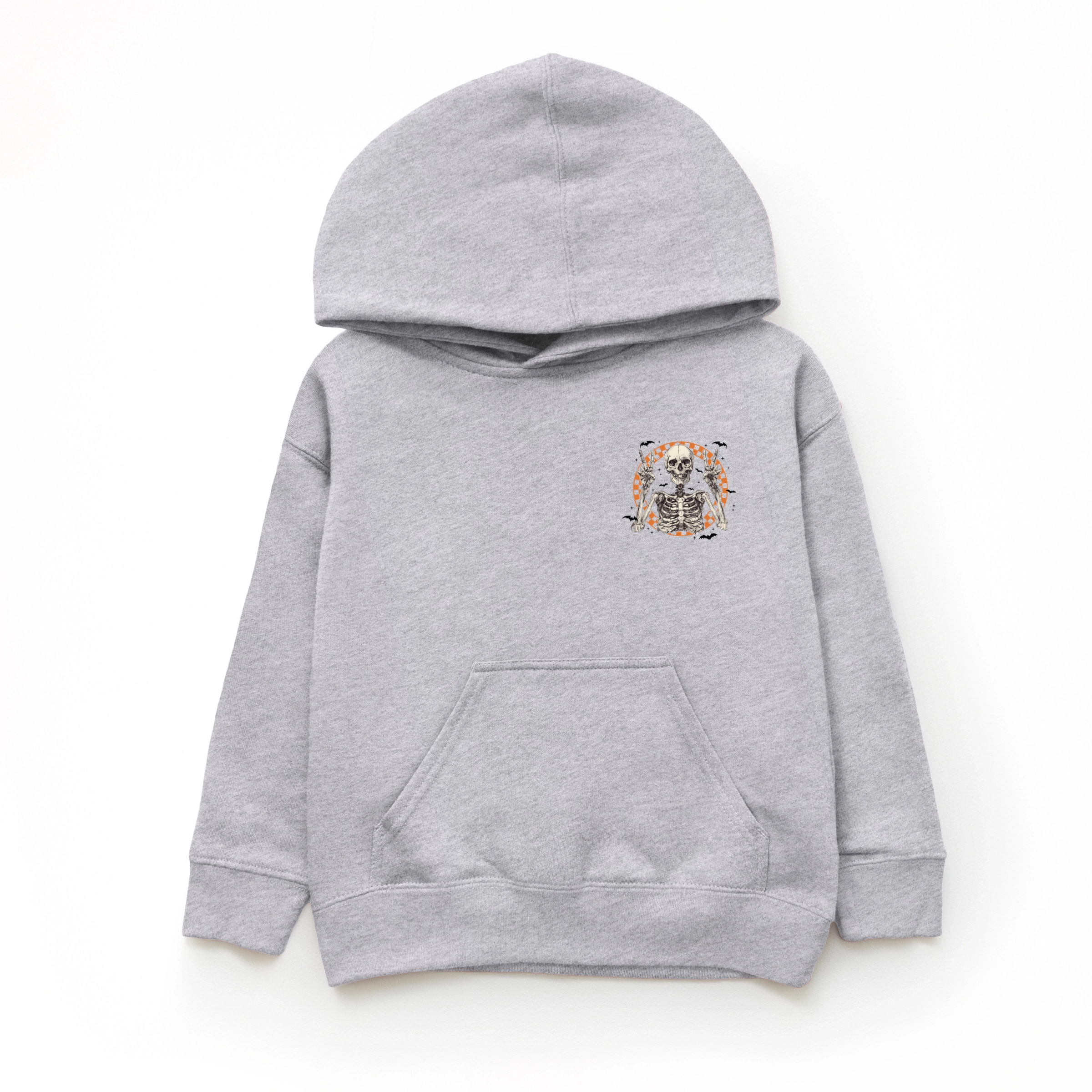The Juniper Shop - Youth Graphic Hoodie Peace Sign Skeleton