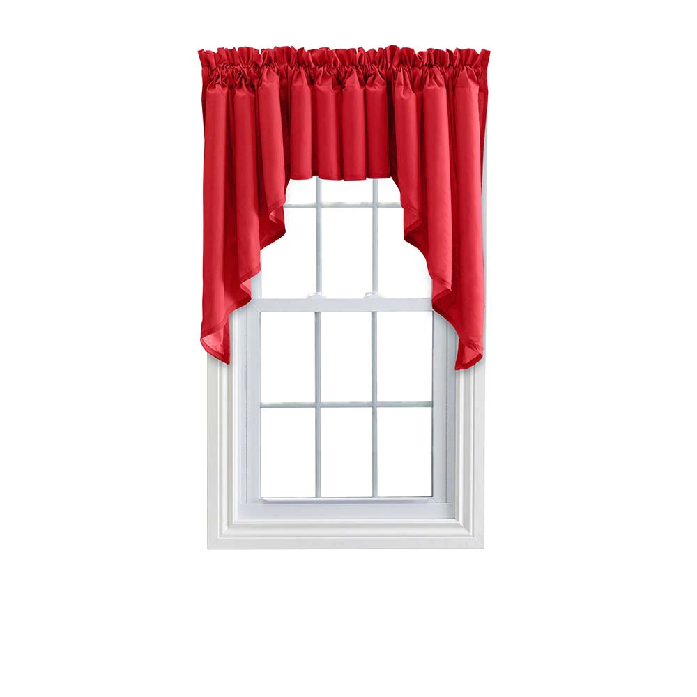 Ellis Stacey 3" Rod Pocket High Quality Fabric Solid Color Window Lined Swag Set 126"x36