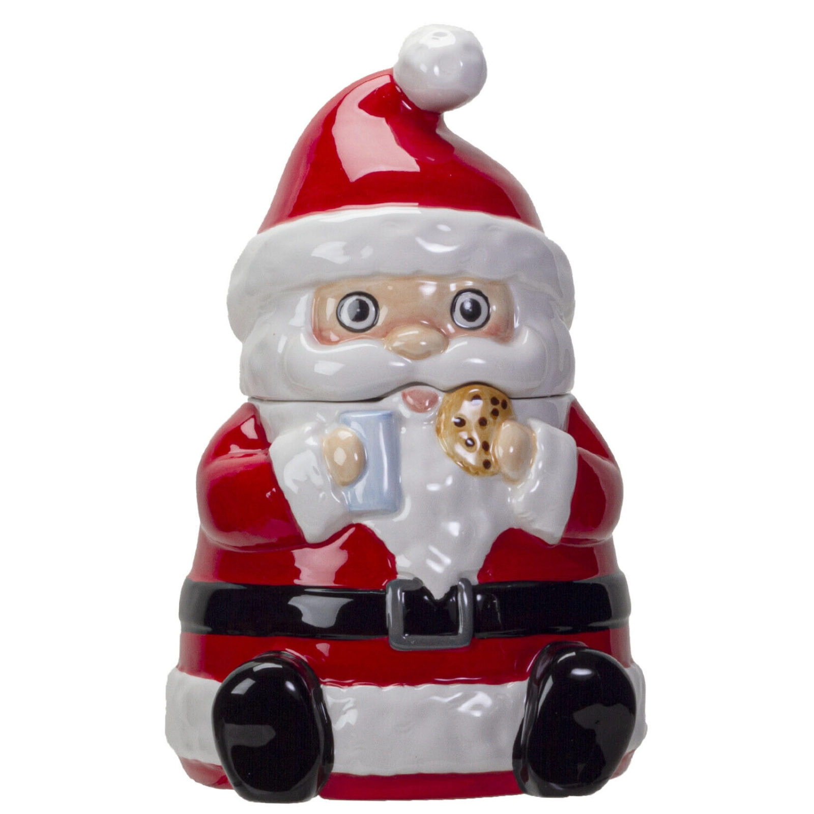 Pacific Giftware Santa Claus Ceramic Cookie Jar 10 inch