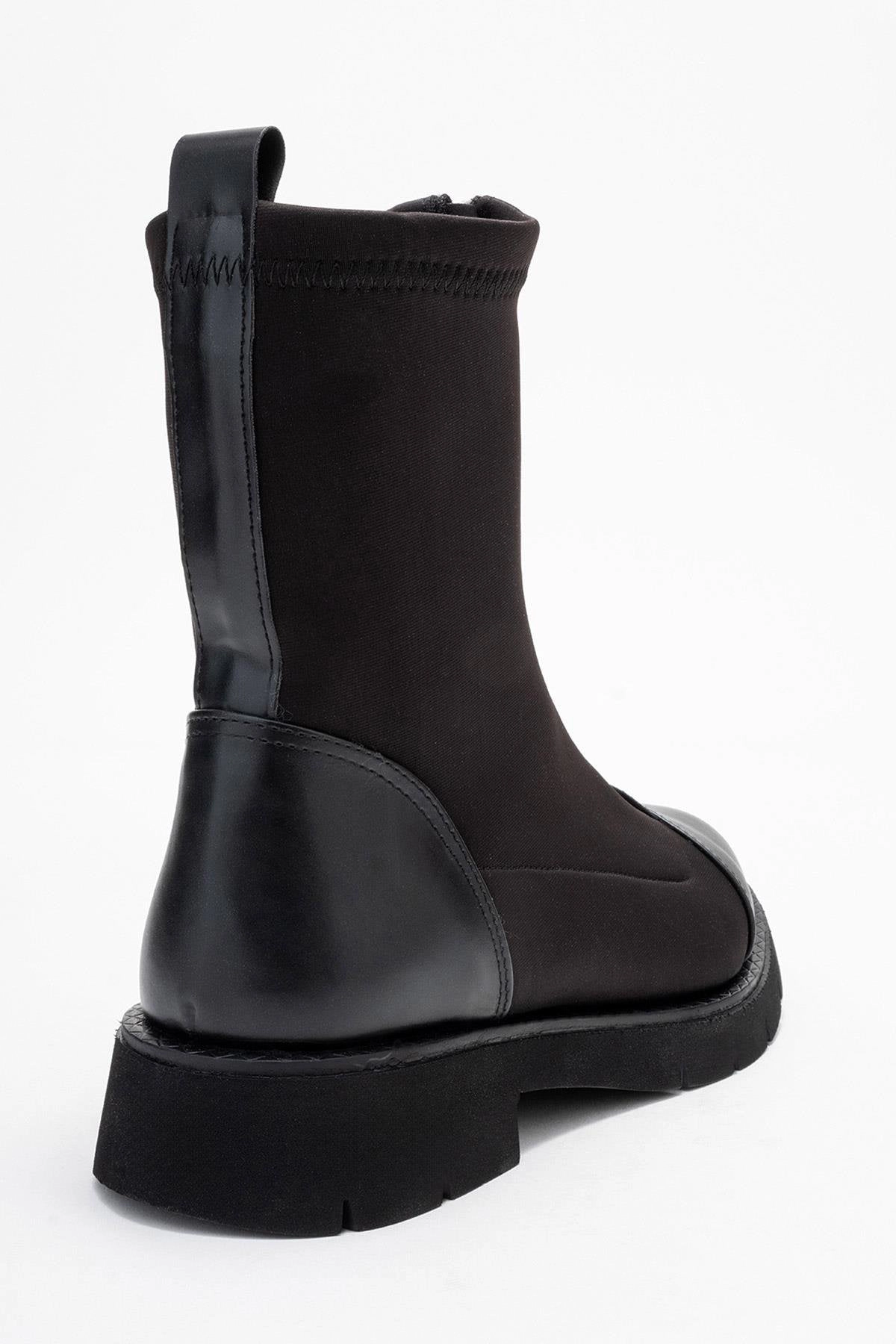 Prologue Shoes Womens Martos Stretch Front Zip Ankle Boot
