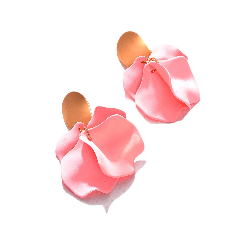 SOHI Women's Flora Drop Earrings