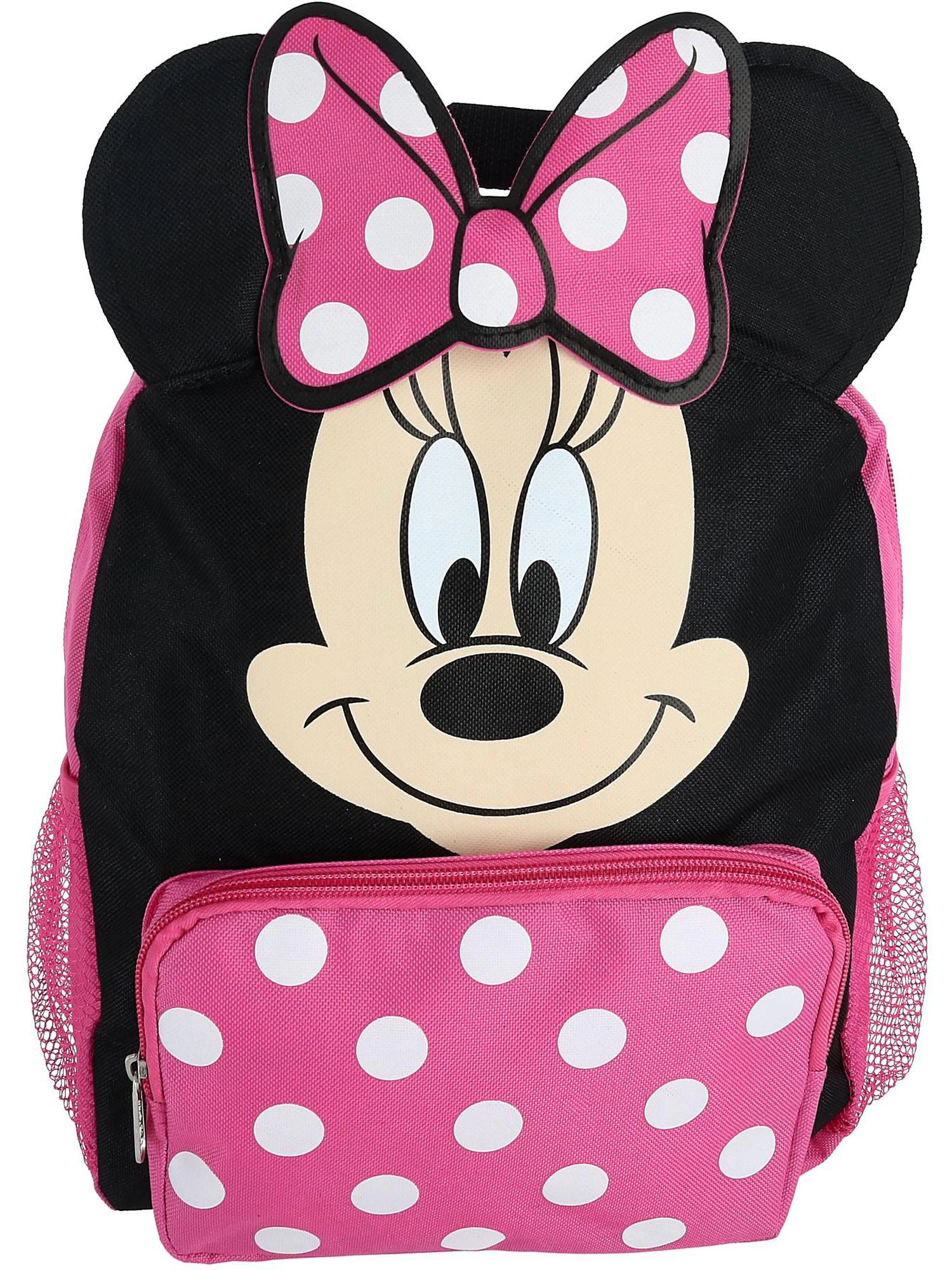 Disney Girl's 12-inch Minnie Mouse Big Face Backpack