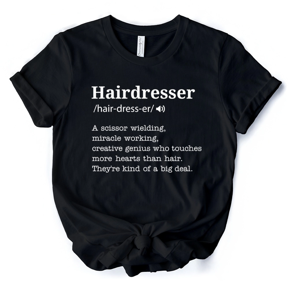 OrnamentallyYou Womens Hairdresser Definition T-Shirt